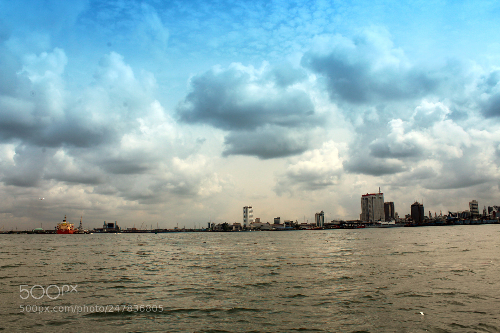 Canon EF-S 18-55mm F3.5-5.6 III sample photo. Lagos sky photography