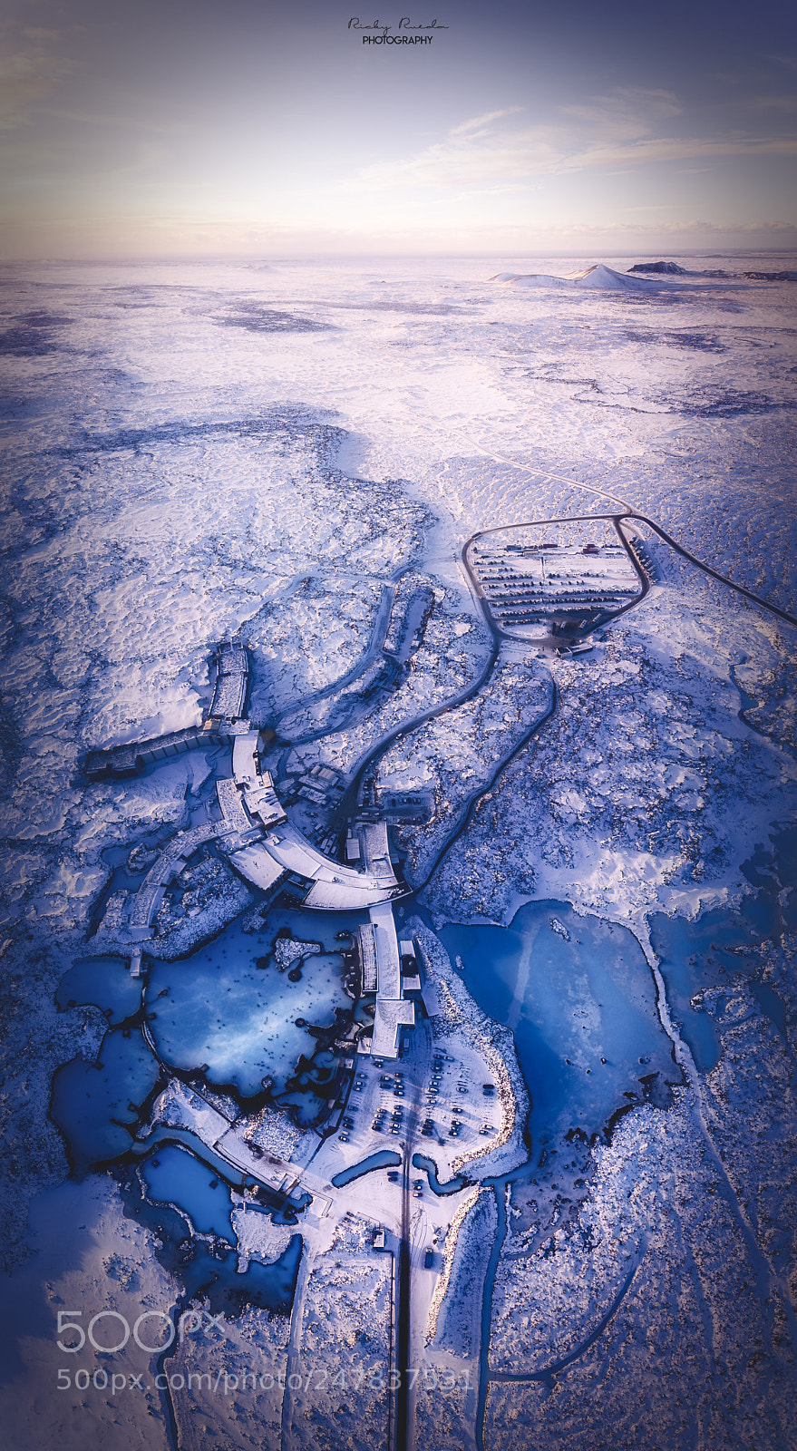 DJI FC220 sample photo. Blue lagoon photography