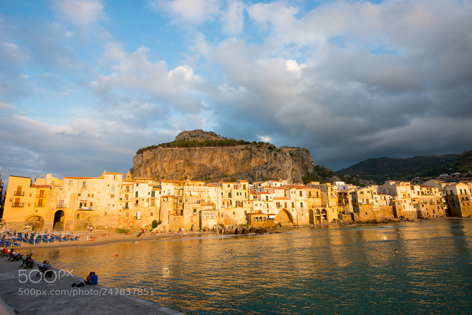 Nikon D800 sample photo. Cefalù at sunset photography