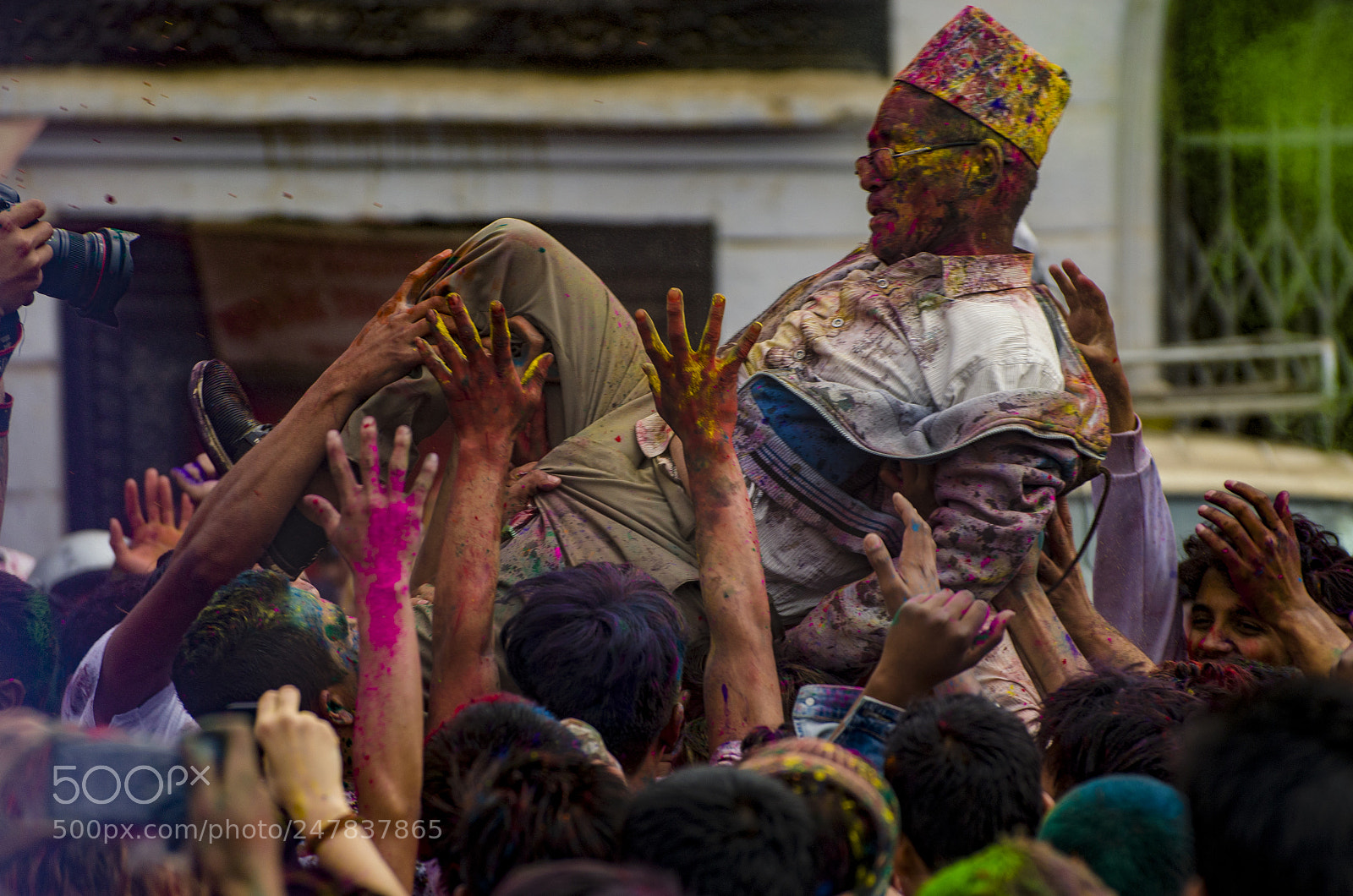 Nikon D7000 sample photo. Holi photography