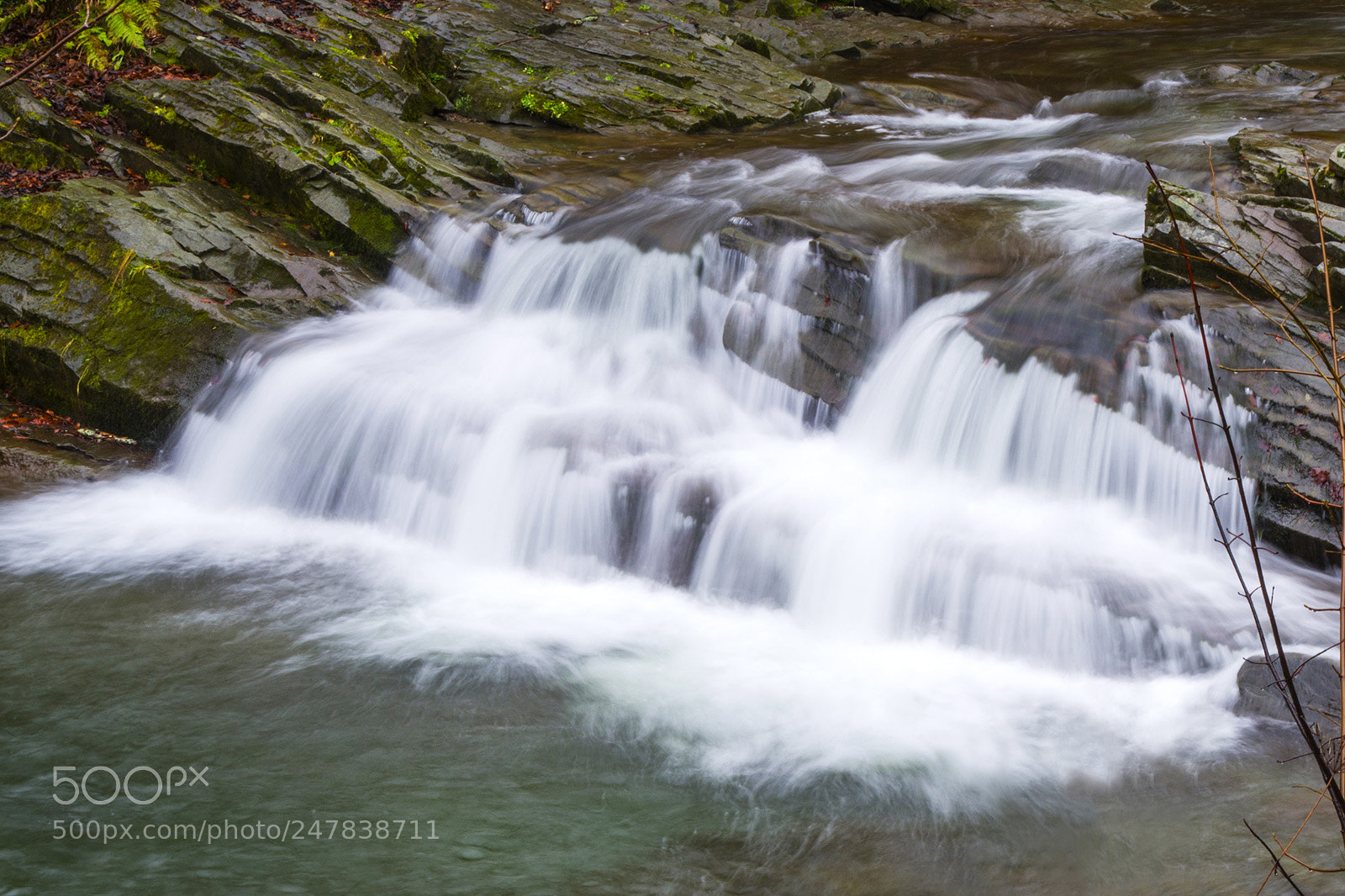 Pentax K-S2 sample photo. Waterfall photography