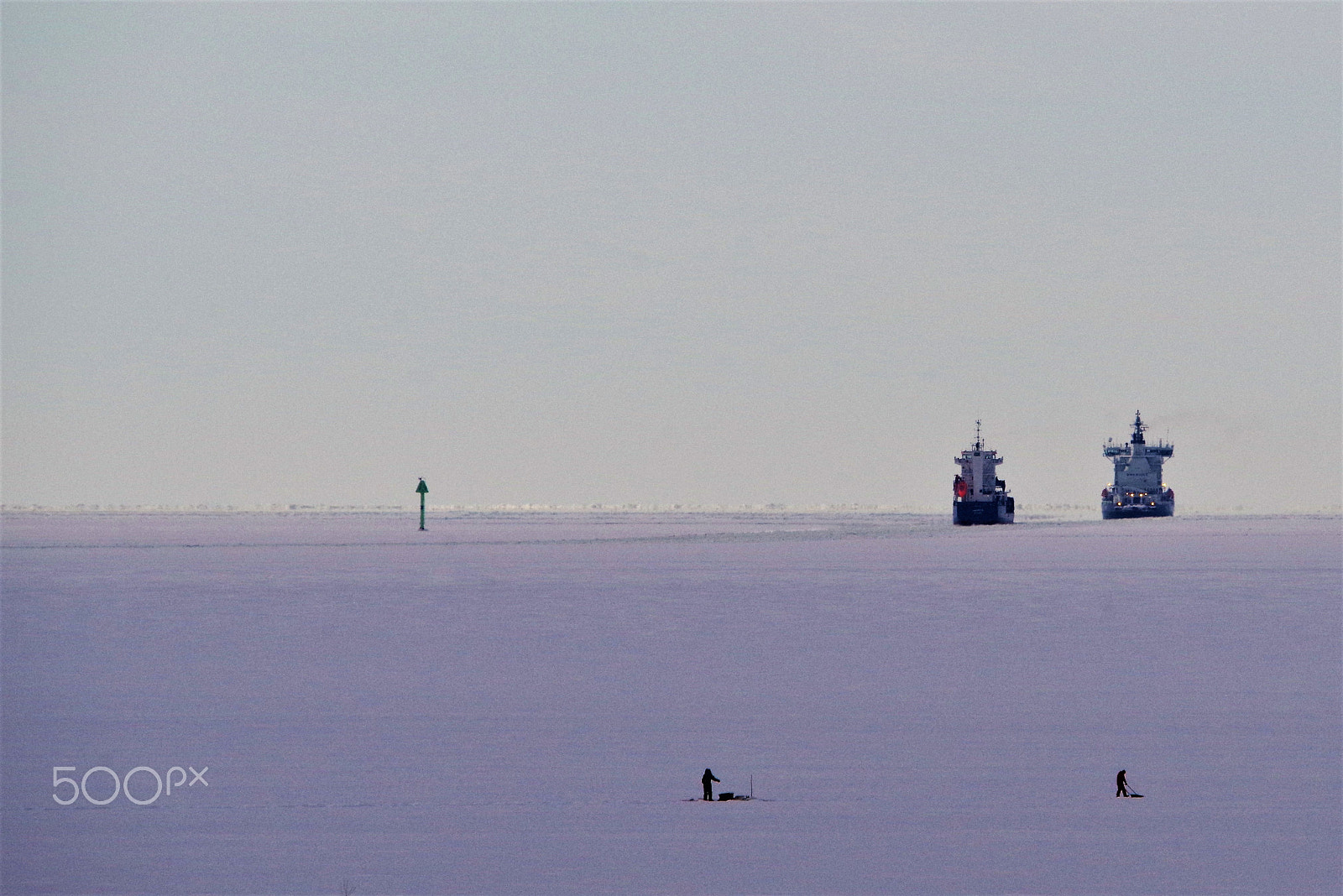 Pentax K-1 sample photo. On the ice photography