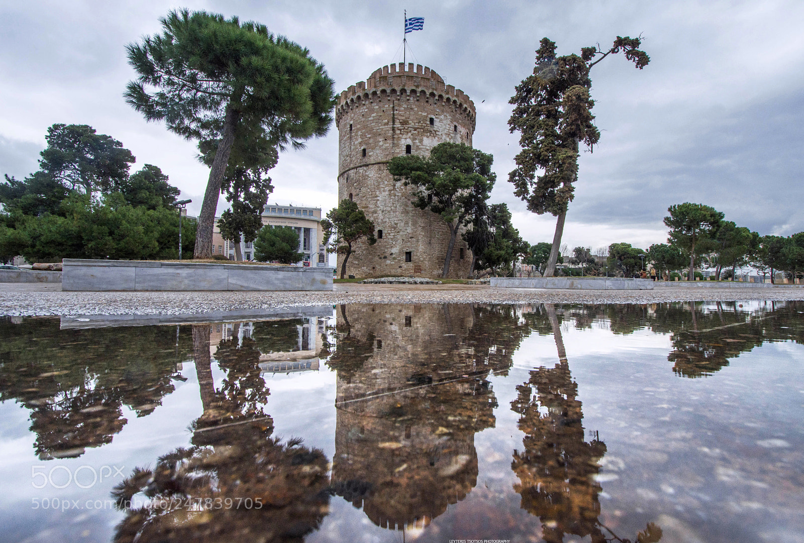 Nikon D7200 sample photo. White tower reflection photography