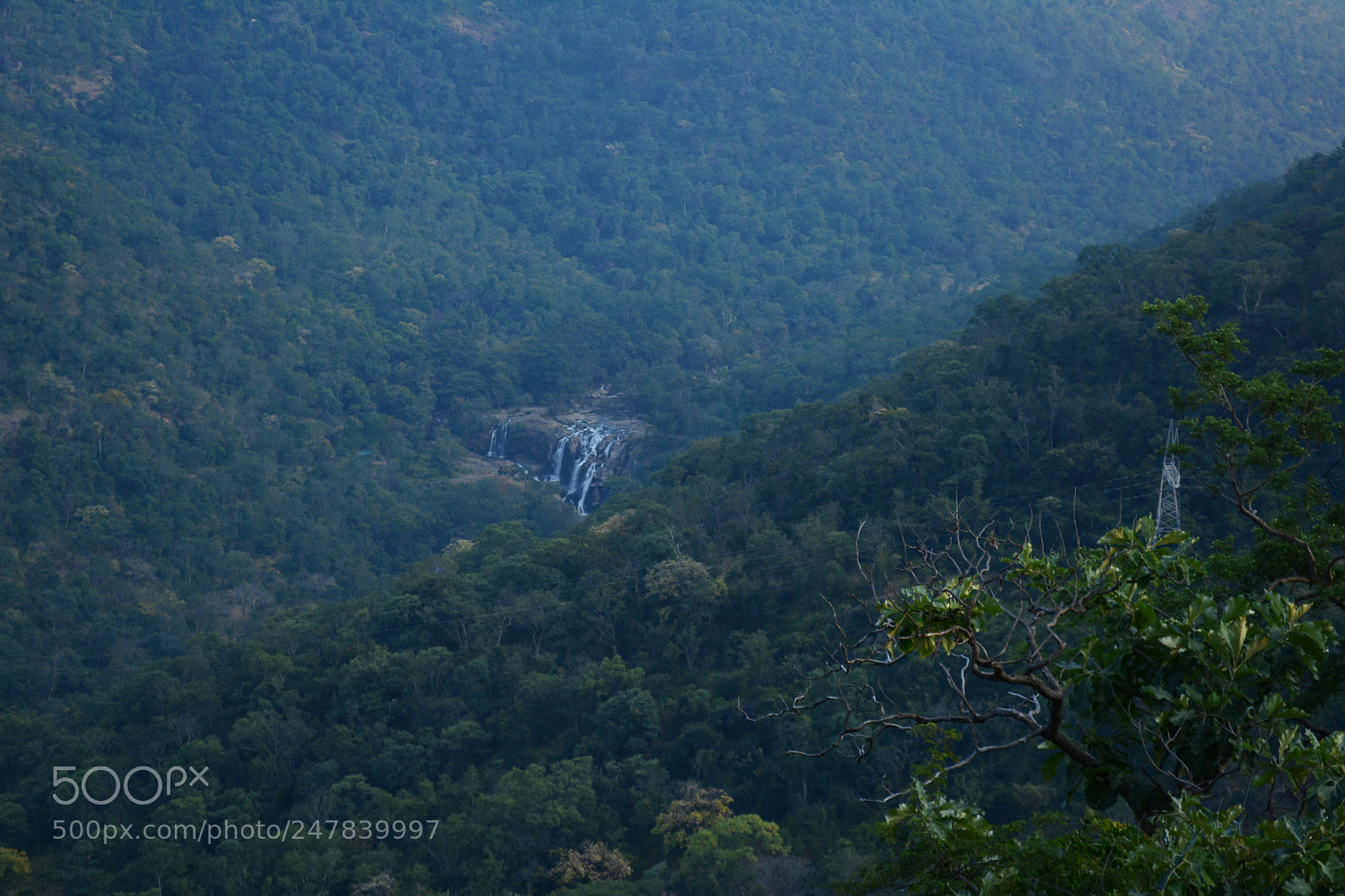 Nikon D5200 sample photo. Thoovanam water falls photography