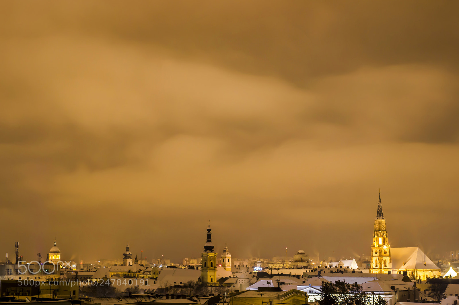 Canon EOS 600D (Rebel EOS T3i / EOS Kiss X5) sample photo. Cluj-napoca first snow in 2016 photography