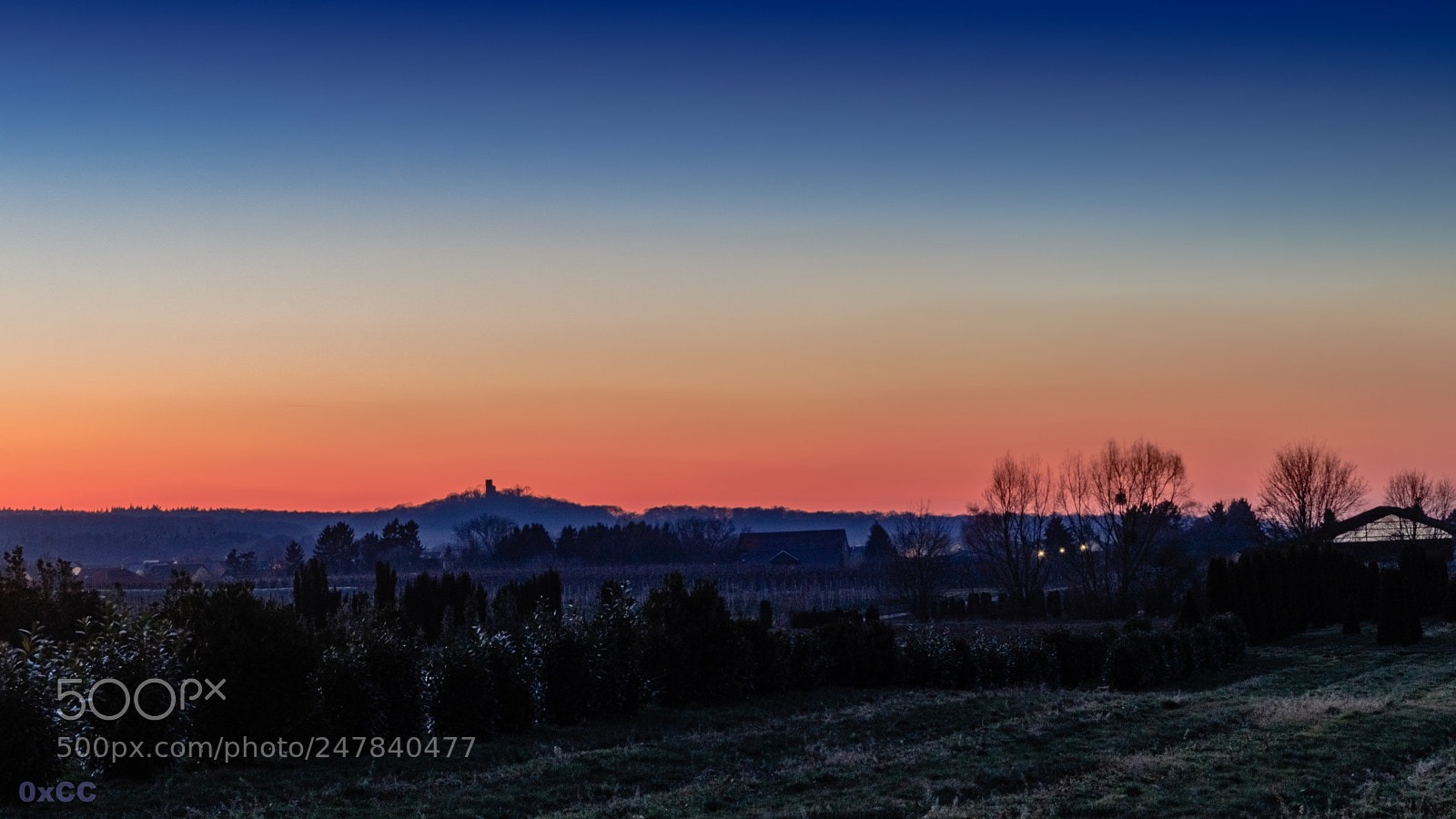 Canon EOS 7D Mark II sample photo. Blue hour - valley photography