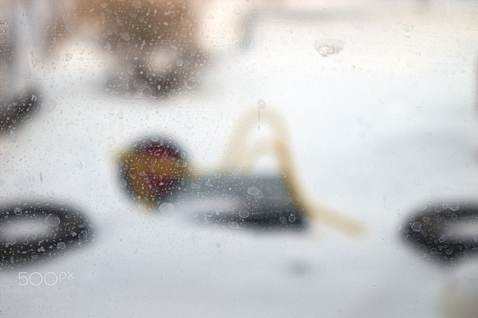 Canon EOS M10 sample photo. Winter courtyard in defocus photography