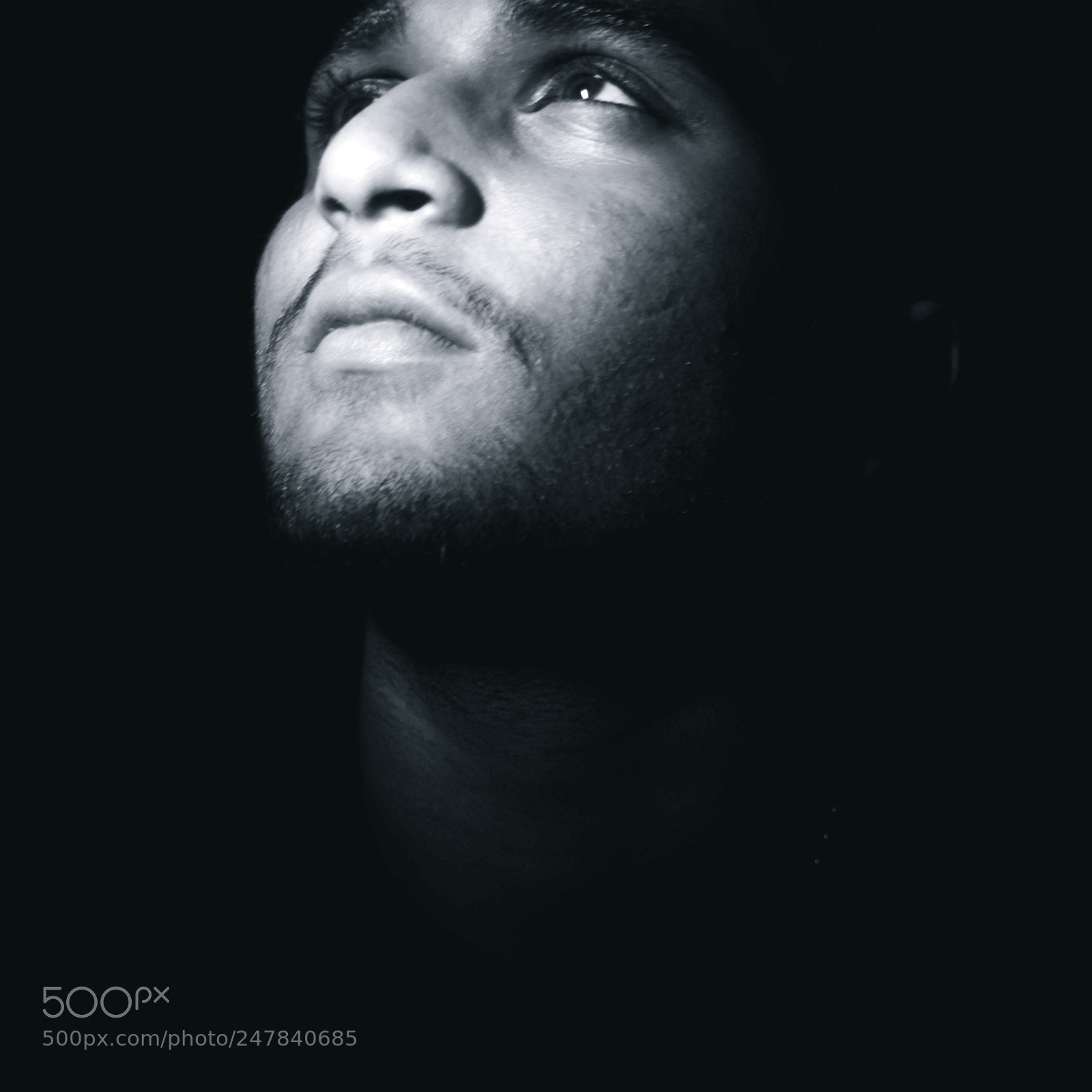 Sony DT 18-70mm F3.5-5.6 sample photo. In darkness #selfportrait photography