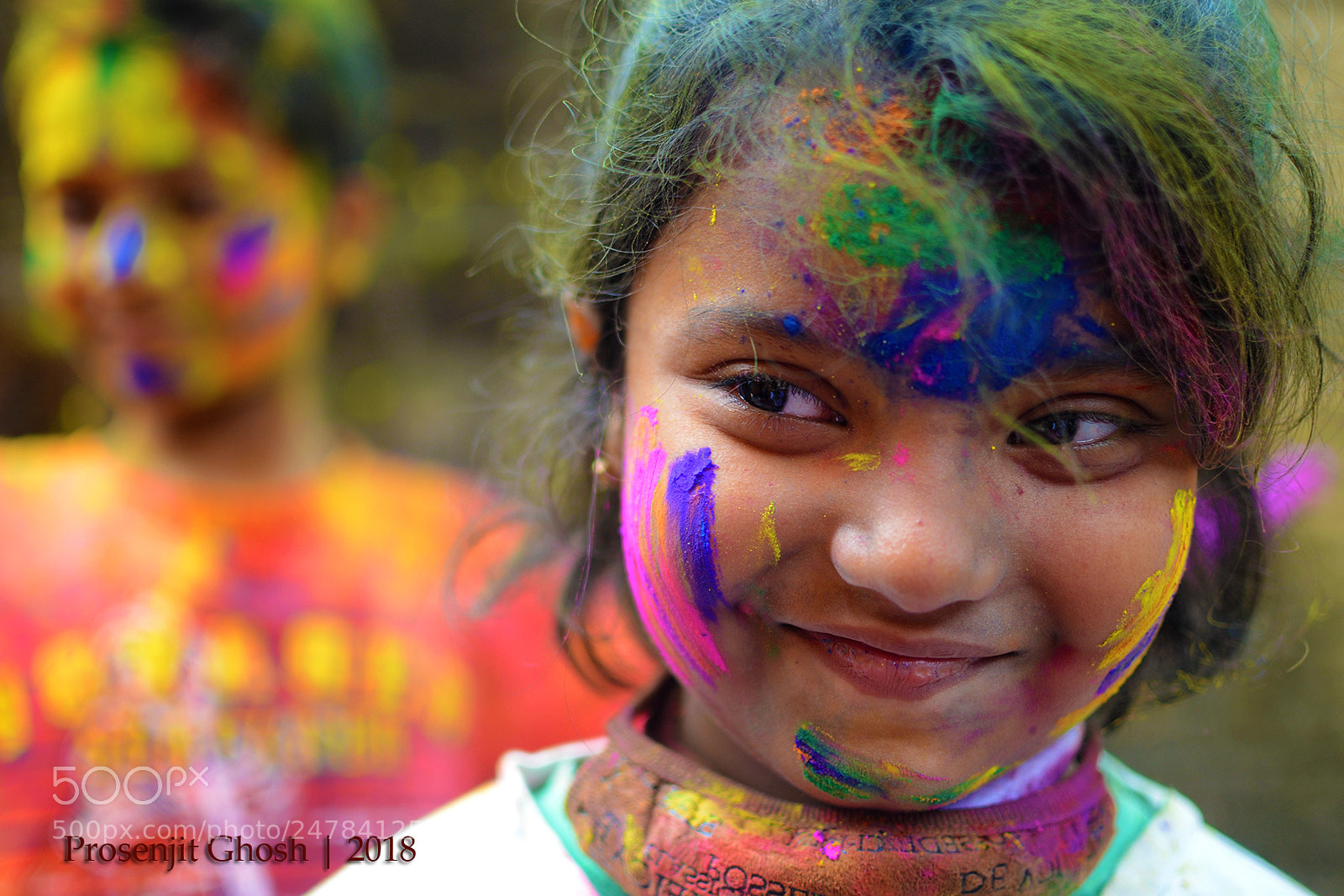 Nikon D5100 sample photo. Happy holi photography