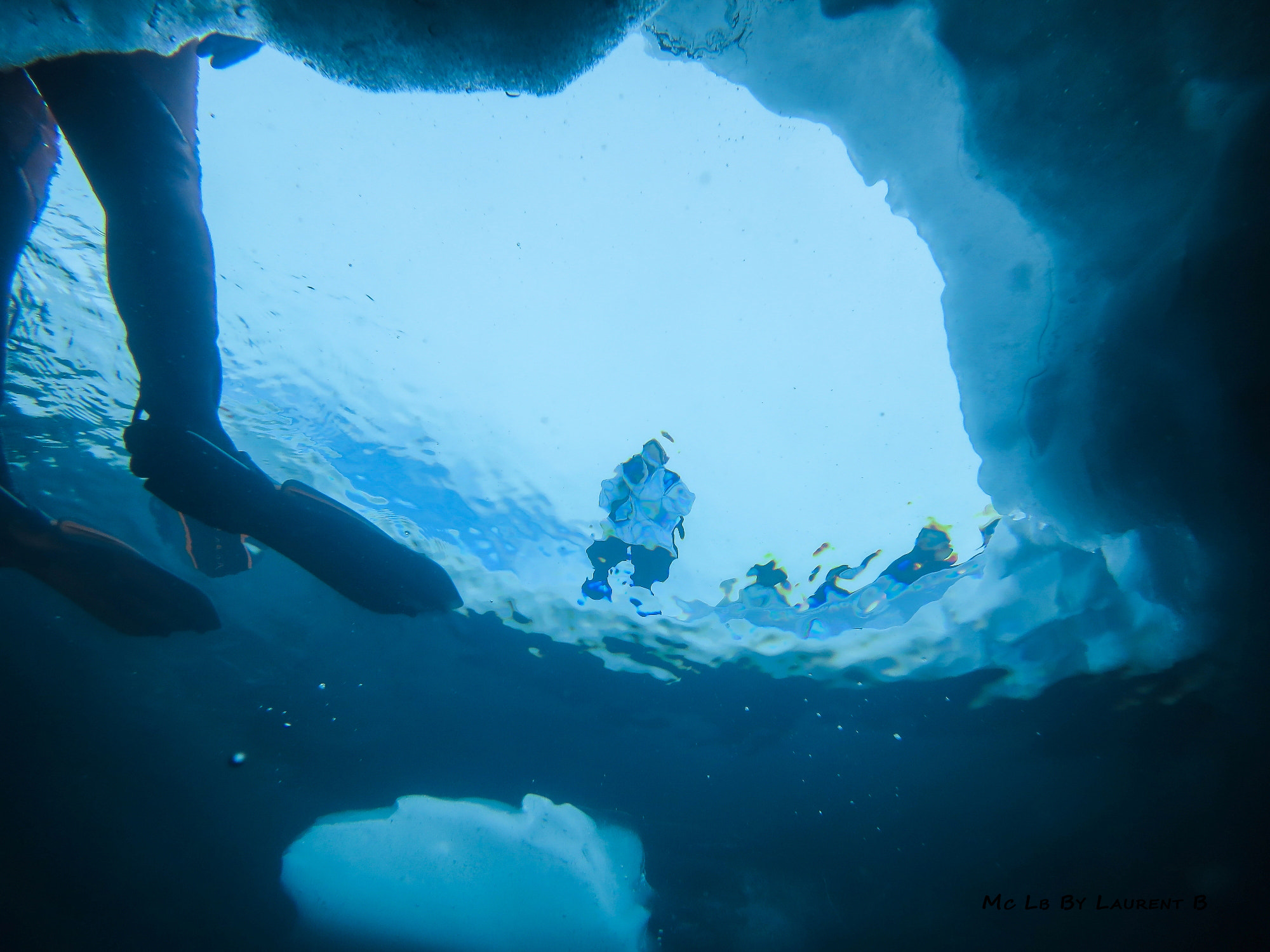 Canon PowerShot S110 sample photo. Mc lb by laurent b - ice diving - tigne - france photography