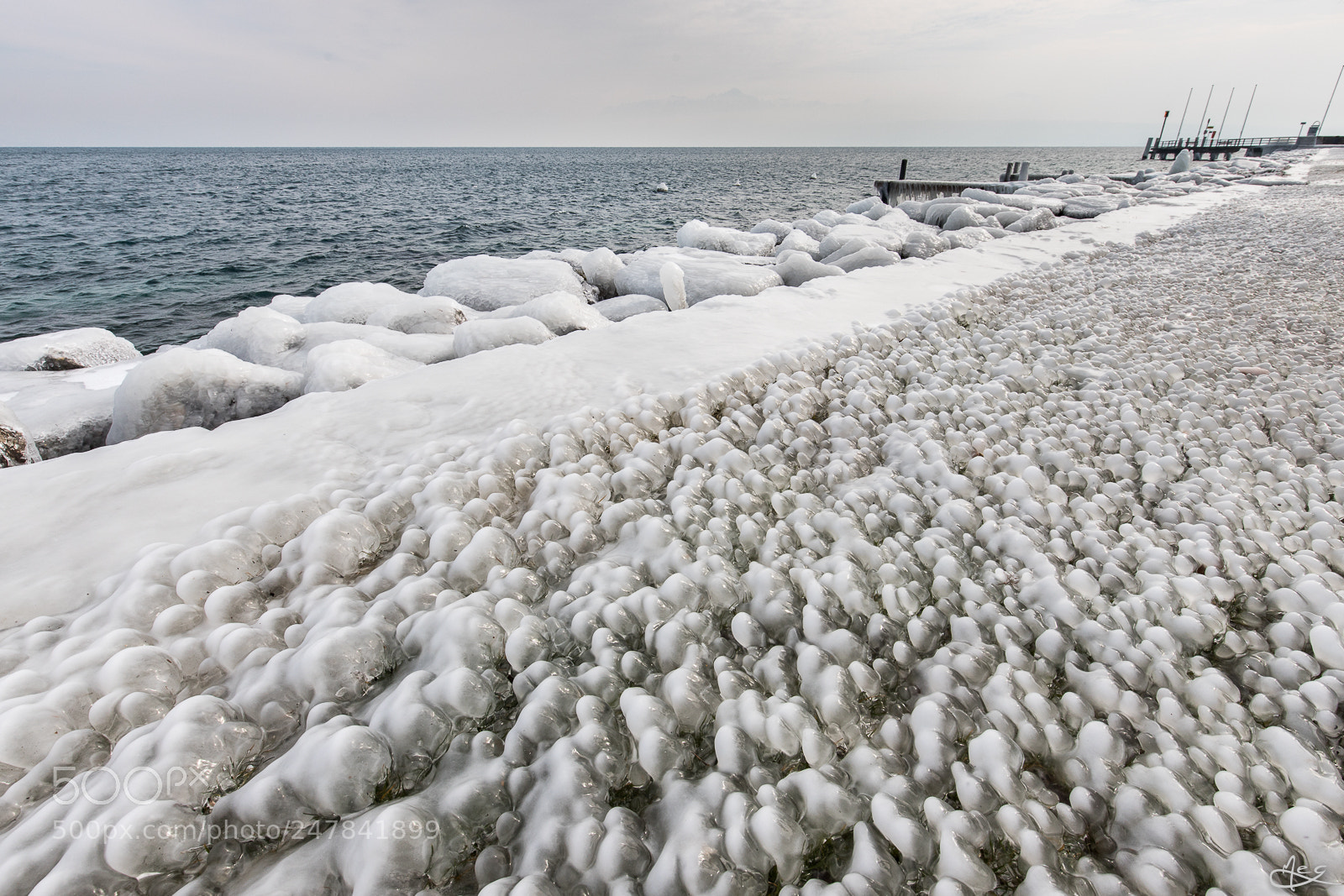 Canon EOS 6D Mark II sample photo. Icy lake shore photography