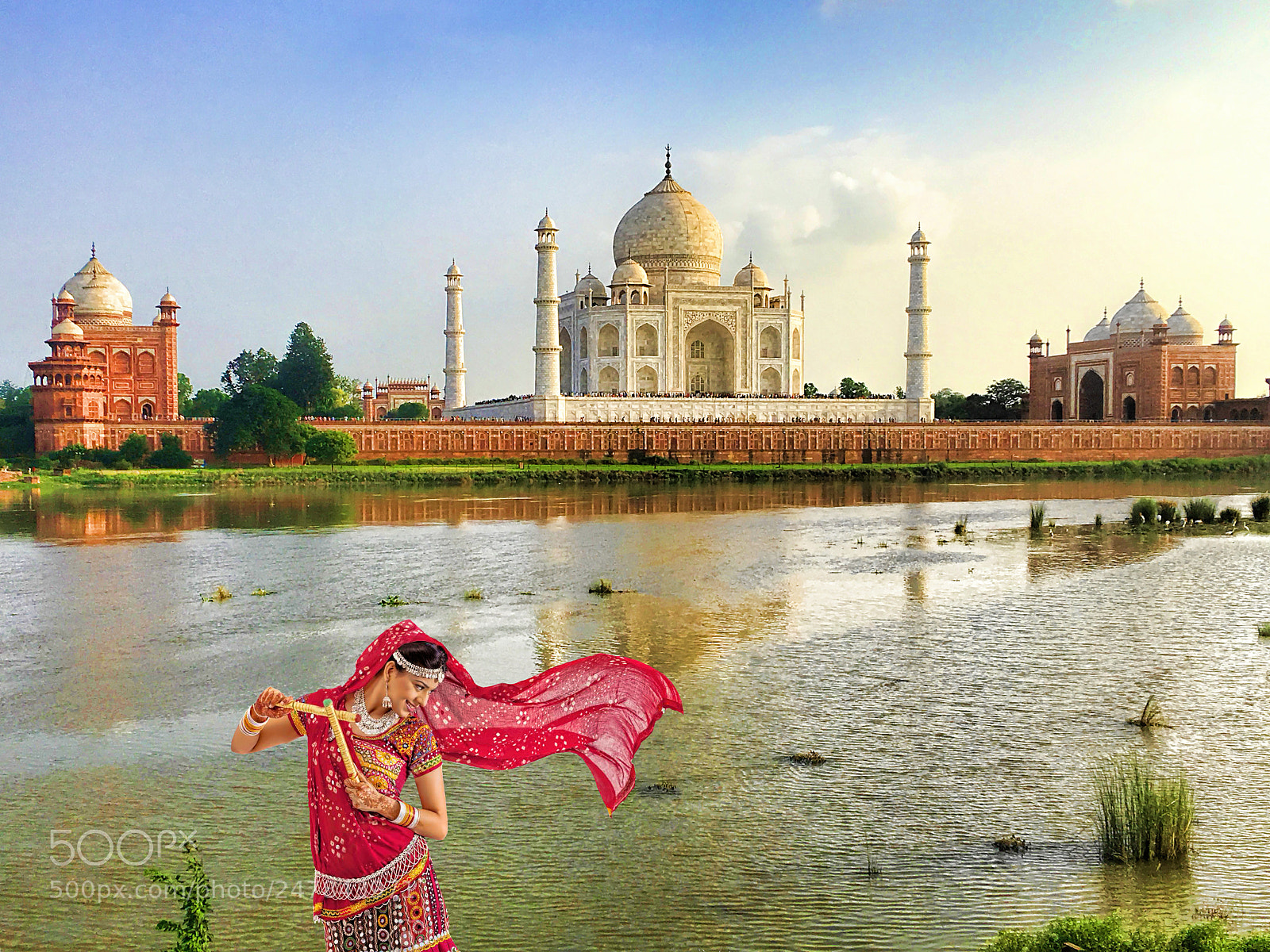 Apple iPhone 6s Plus sample photo. Taj mahal fairy tail photography