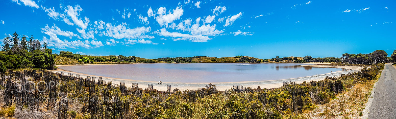 Olympus PEN-F sample photo. Rottnest island salt lake photography