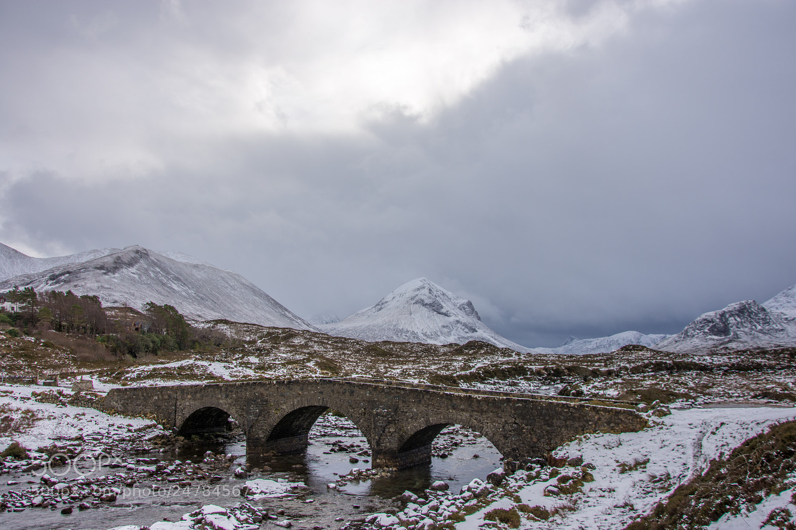 Nikon D7200 sample photo. Sligachan bridge photography