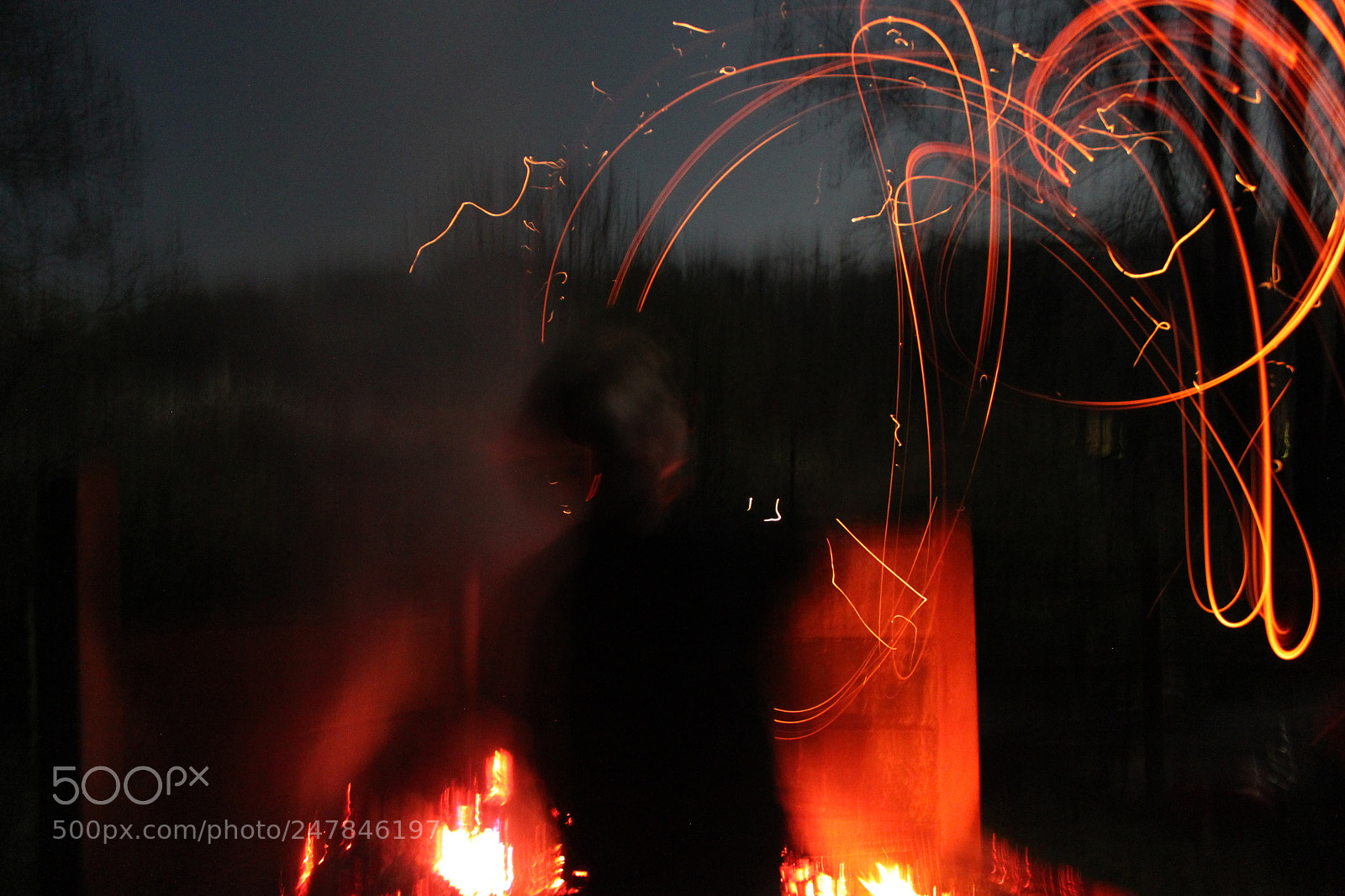 Canon EF-S 18-55mm F3.5-5.6 IS sample photo. Playing with fire photography