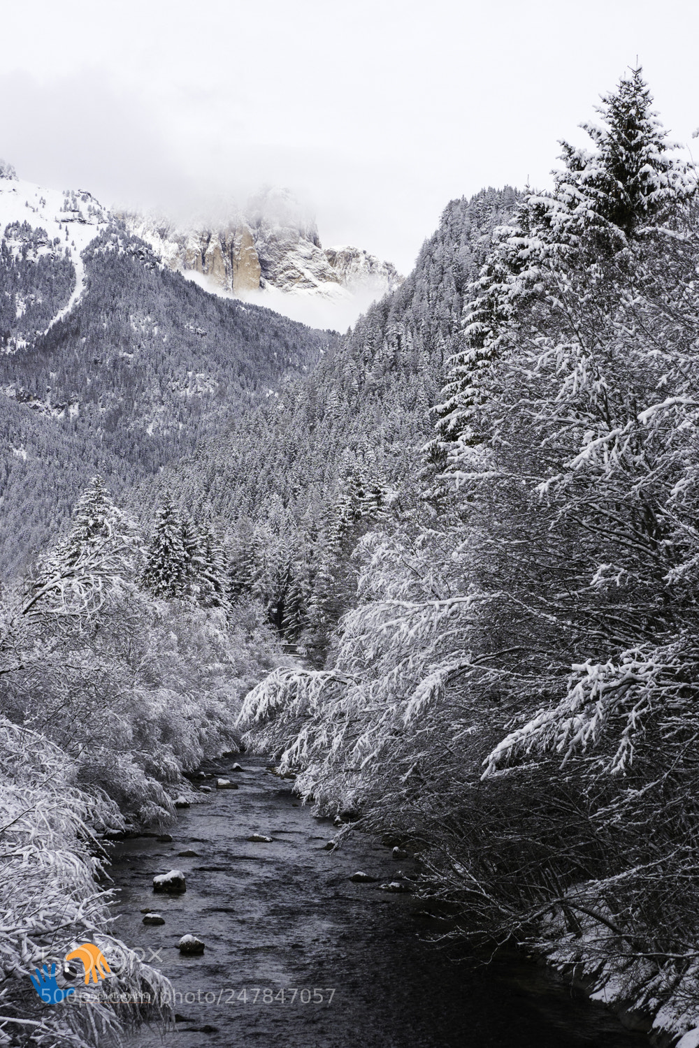 Olympus OM-D E-M1 Mark II sample photo. Winterwonderland in val di photography
