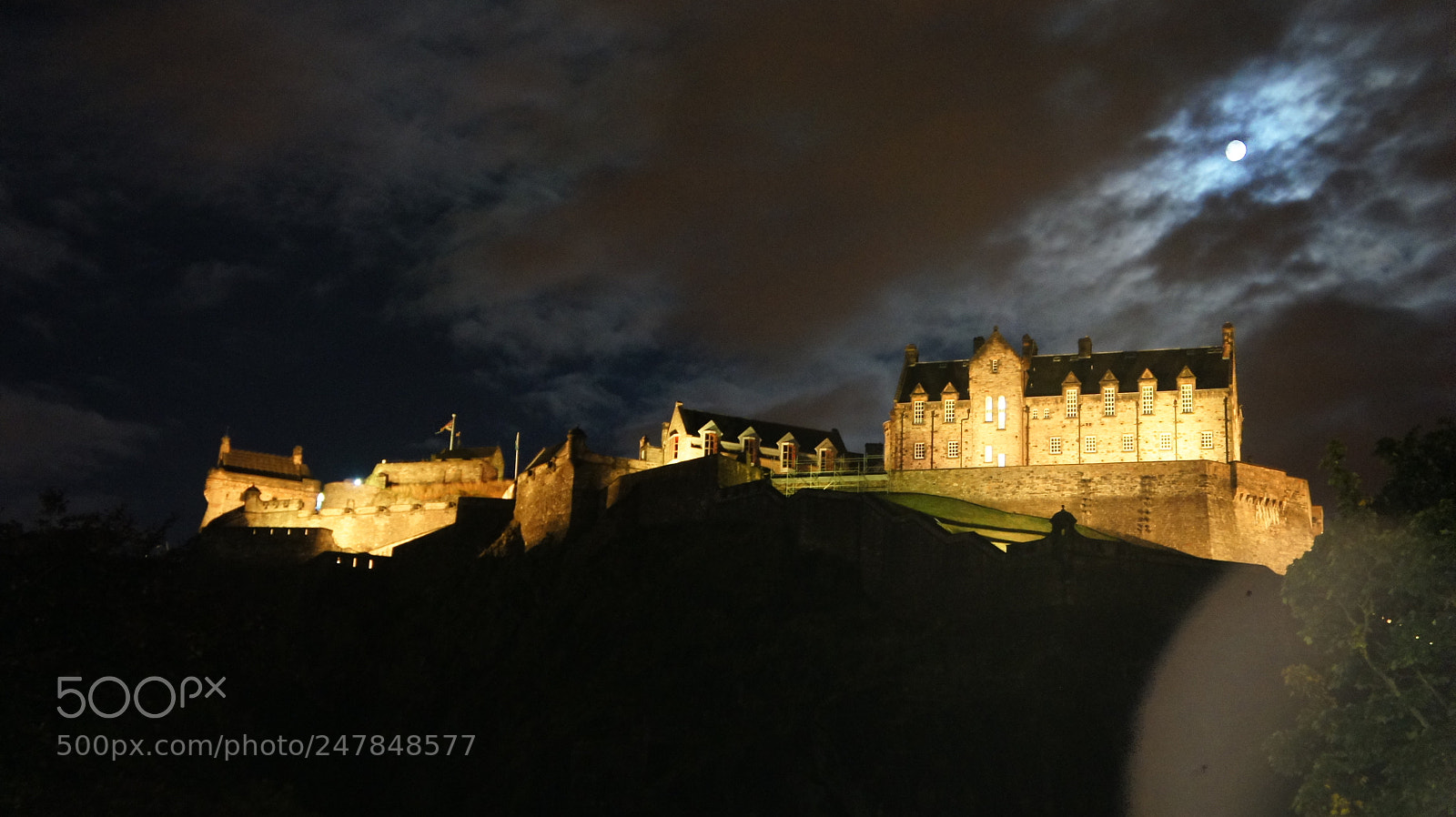 Sony Alpha NEX-5 sample photo. Edinburgh castle photography