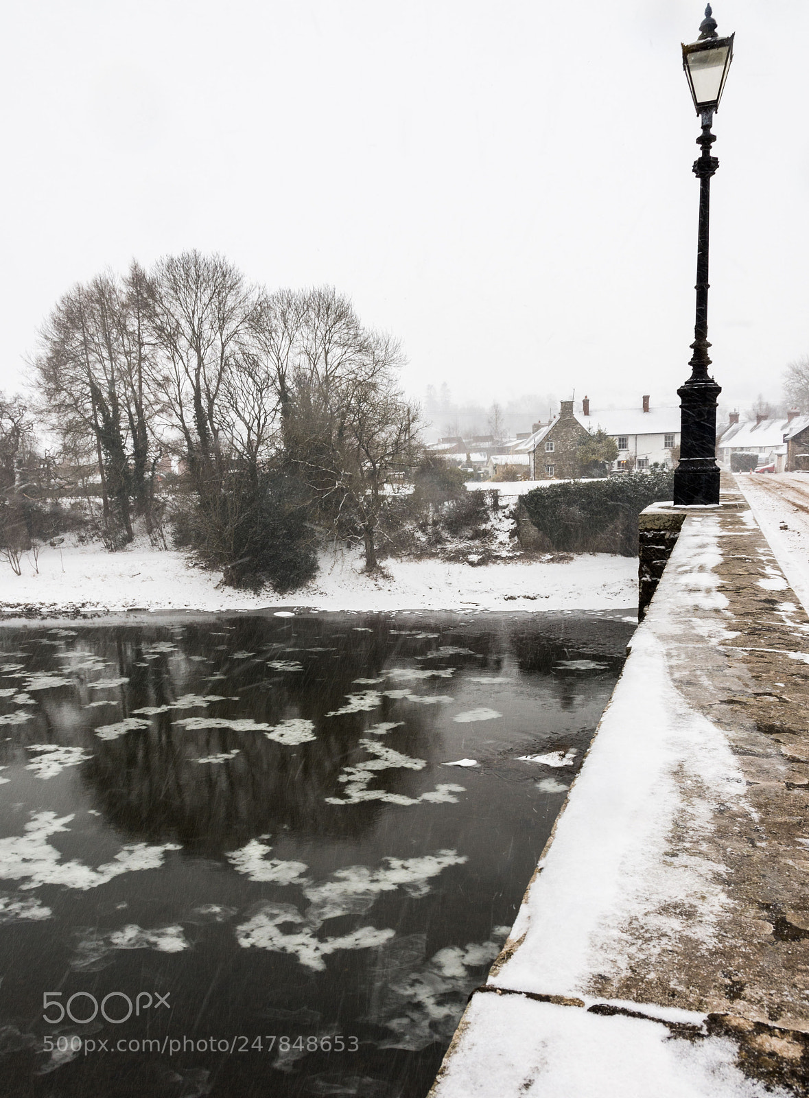 Nikon D7200 sample photo. Ice on the wye photography