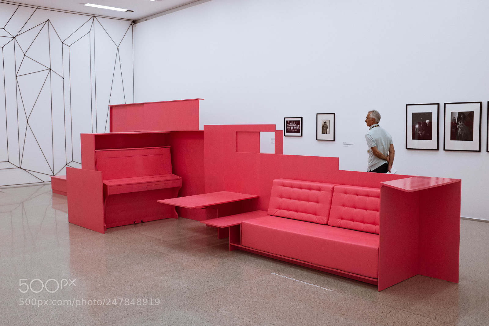 Fujifilm X100T sample photo. Pink furnitures photography