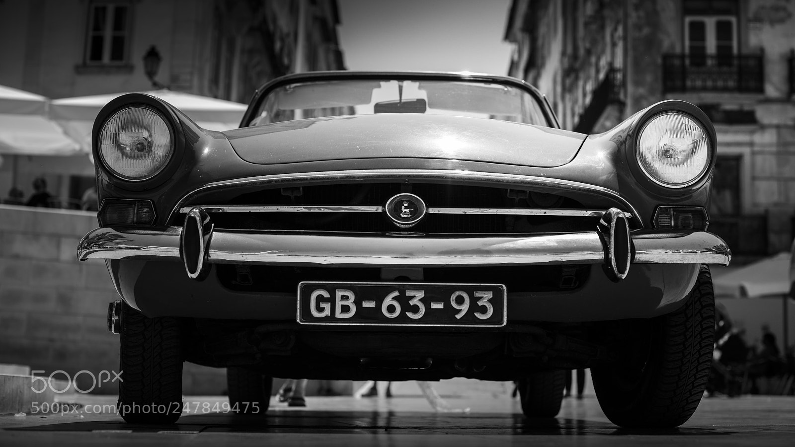 Nikon D800 sample photo. Bw cabriolet photography