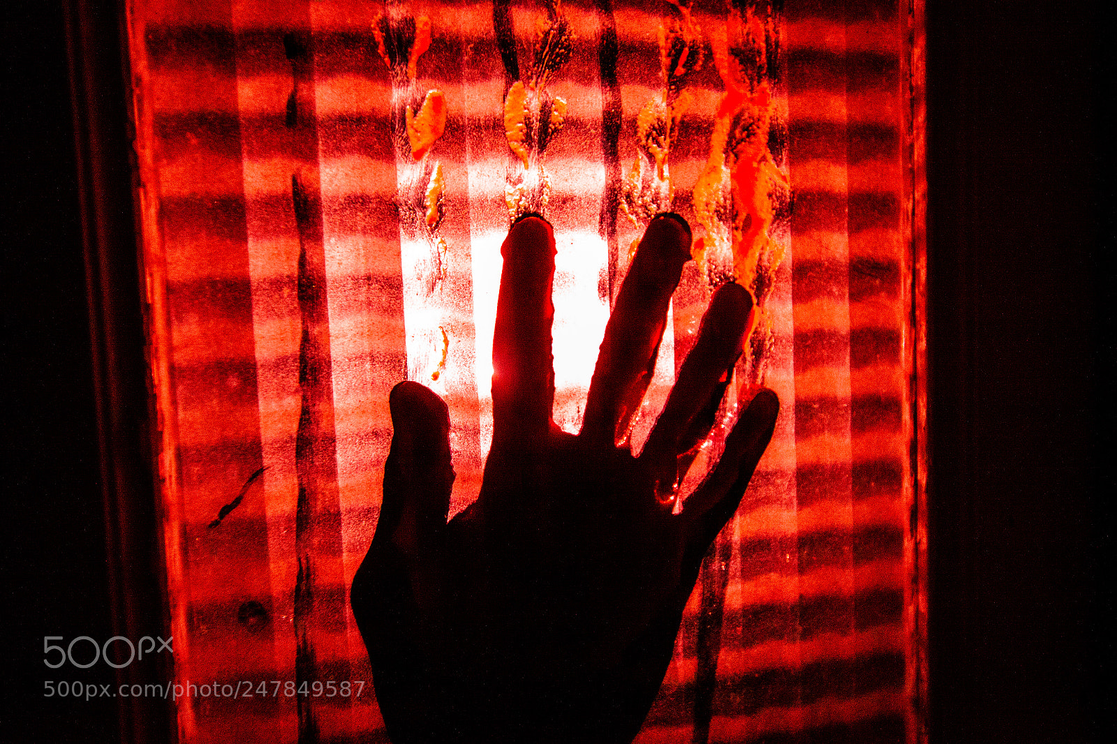 Canon EOS 50D sample photo. Hand of blood photography