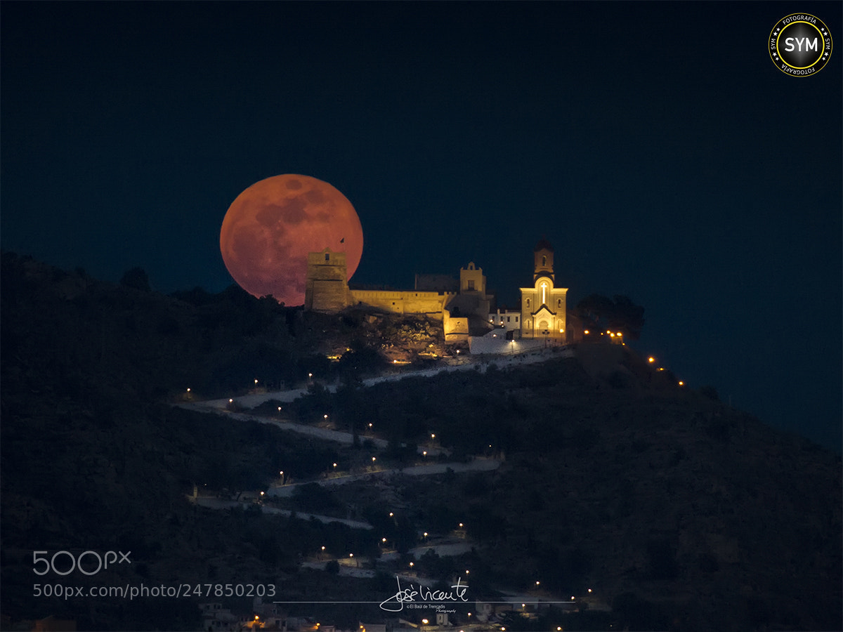 Canon EOS 7D sample photo. Luna azul de sangre photography