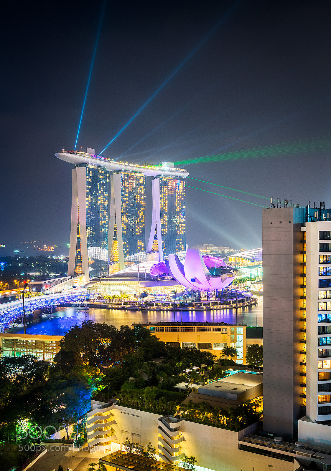 Sony a7R II sample photo. Laser show photography