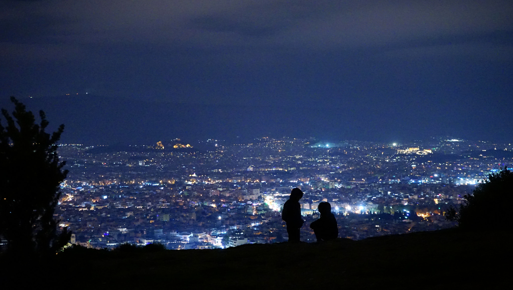 Sony FE 28-70mm F3.5-5.6 OSS sample photo. Athens night view photography