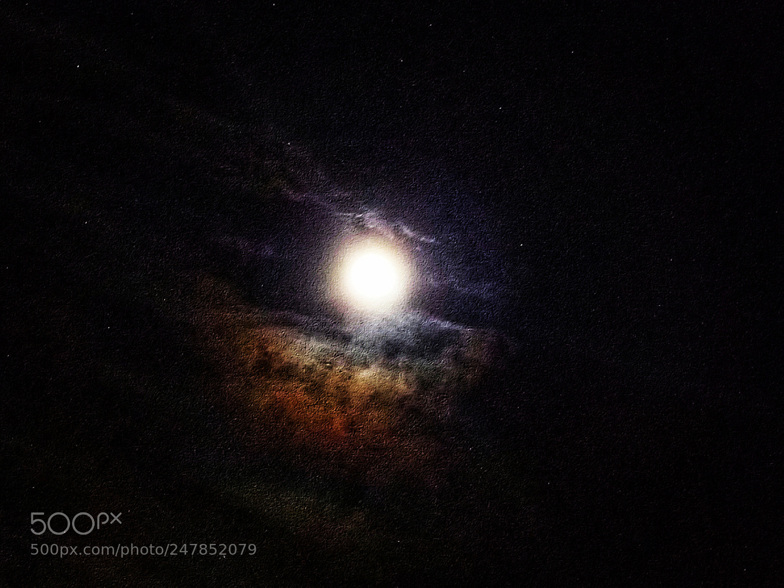 Samsung Galaxy S8 sample photo. Goodnight moon photography
