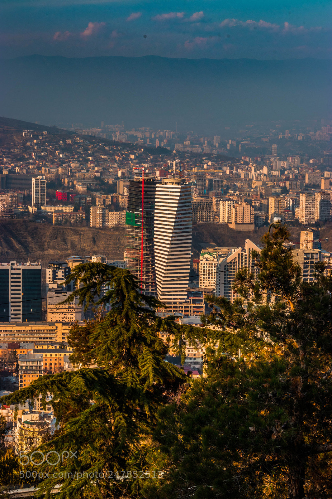 Canon EOS 80D sample photo. Axis towers in tbilisi photography