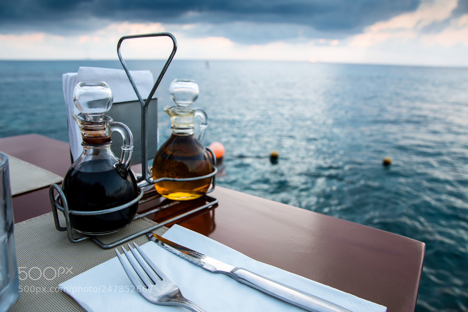 Nikon D500 sample photo. Cozumel sunset table photography