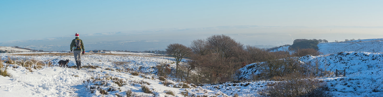 Nikon D600 sample photo. Winter hill in snow photography