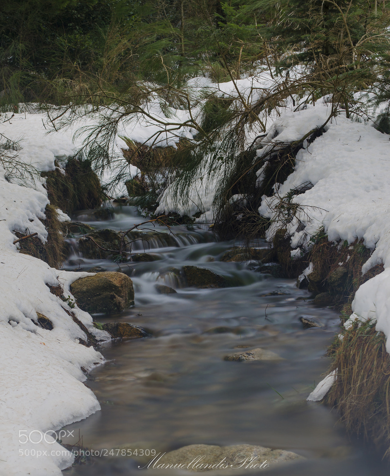 Nikon D5100 sample photo. Cold river photography