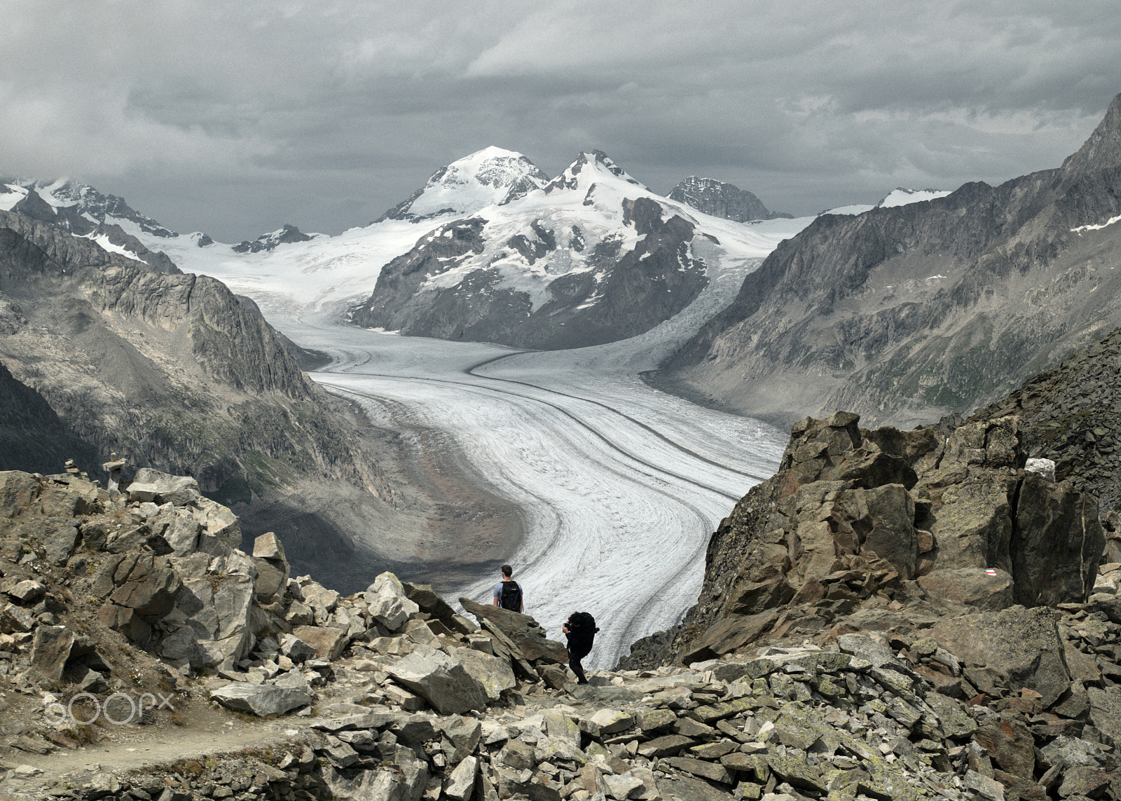 Nikon D300 sample photo. Aletschgletscher photography