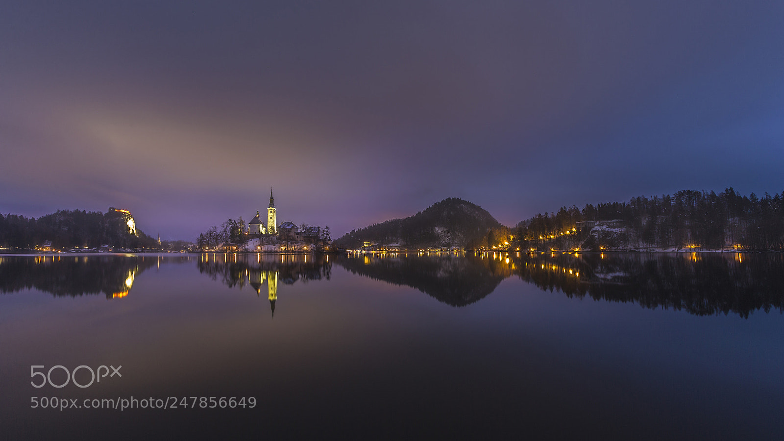 Canon EOS-1D X sample photo. Sunrise- lake bled (slovenia) photography