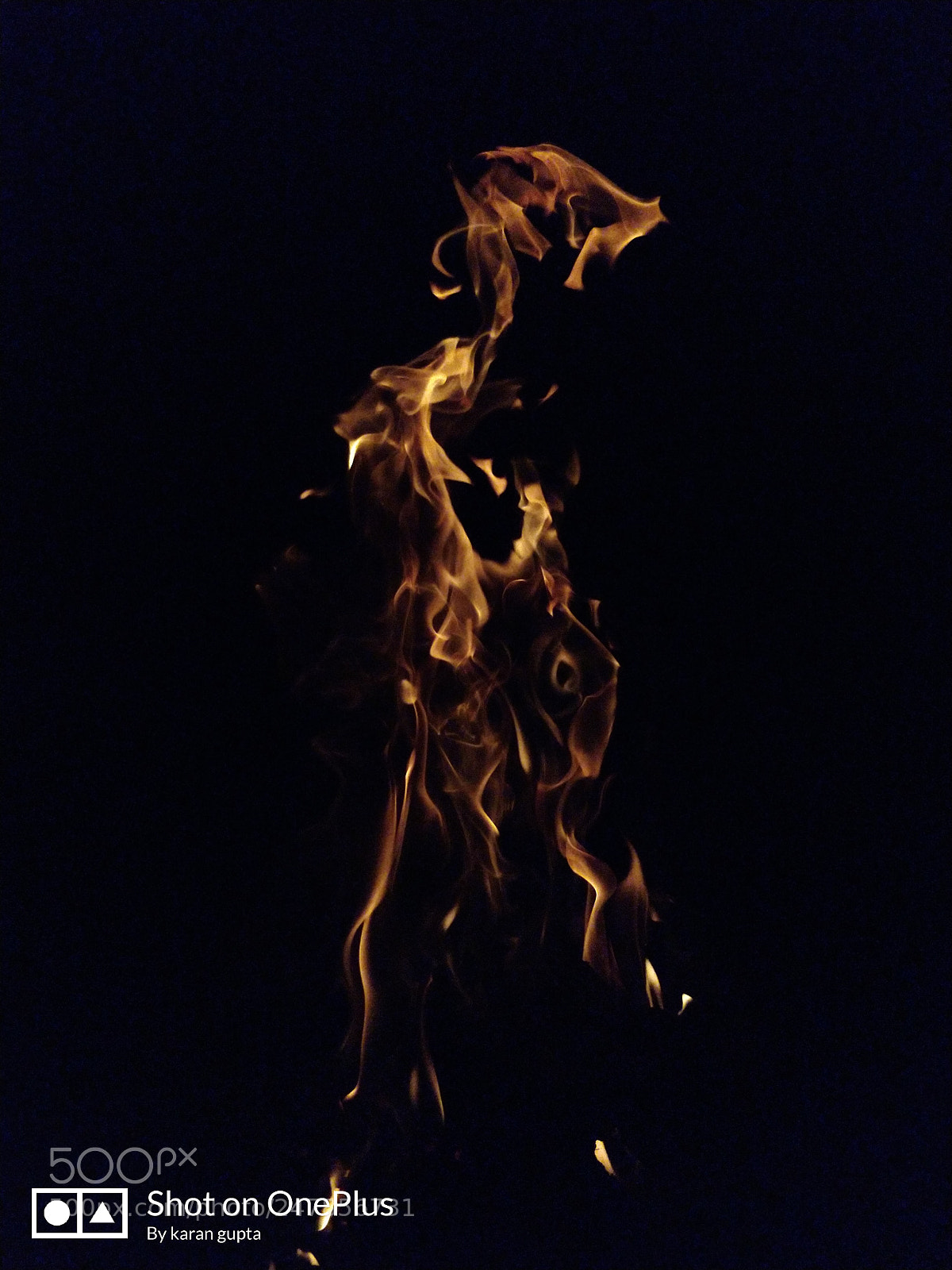 OnePlus 5 sample photo. Majestic fire photography