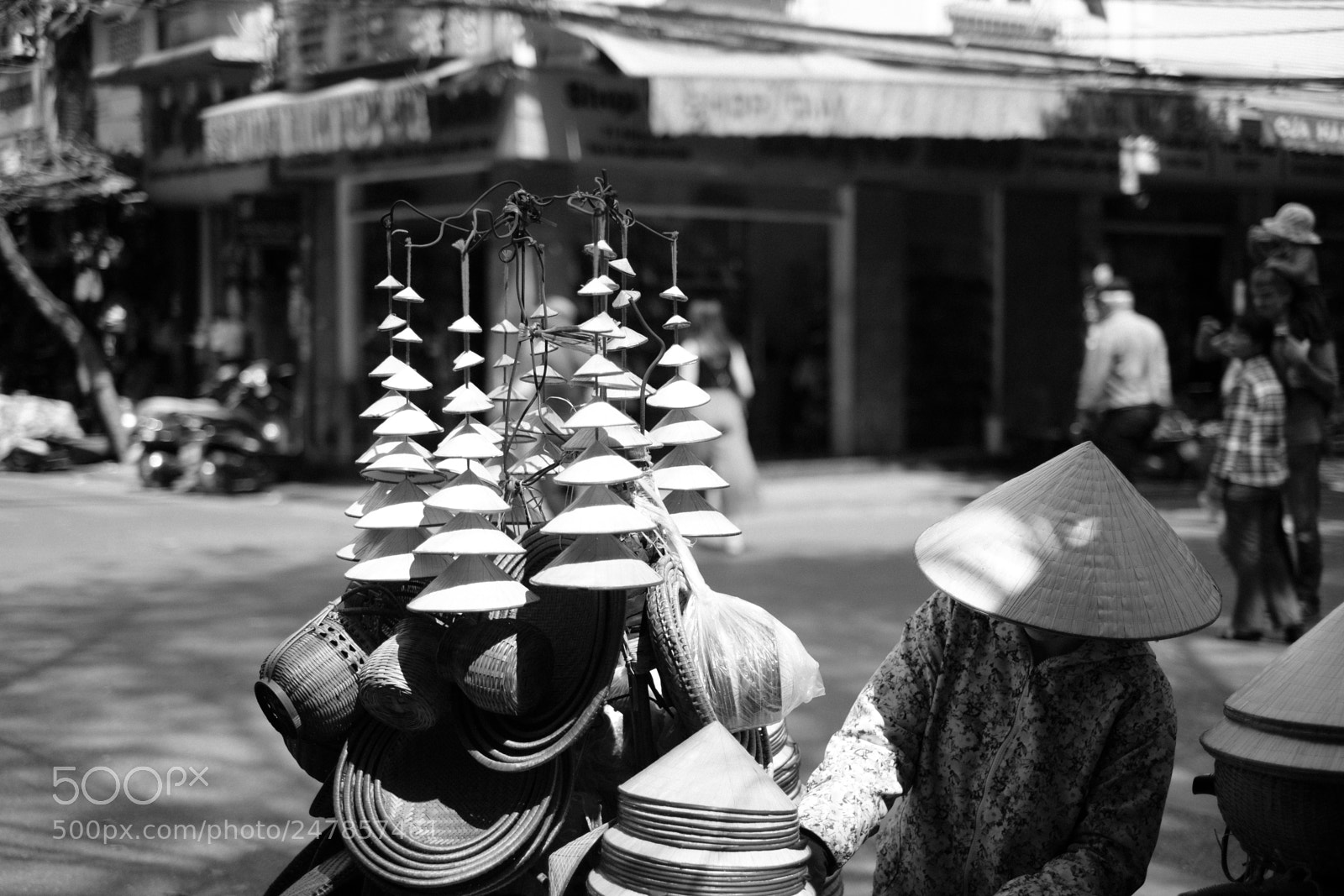 Fujifilm X-Pro2 sample photo. Asian conical hats for photography