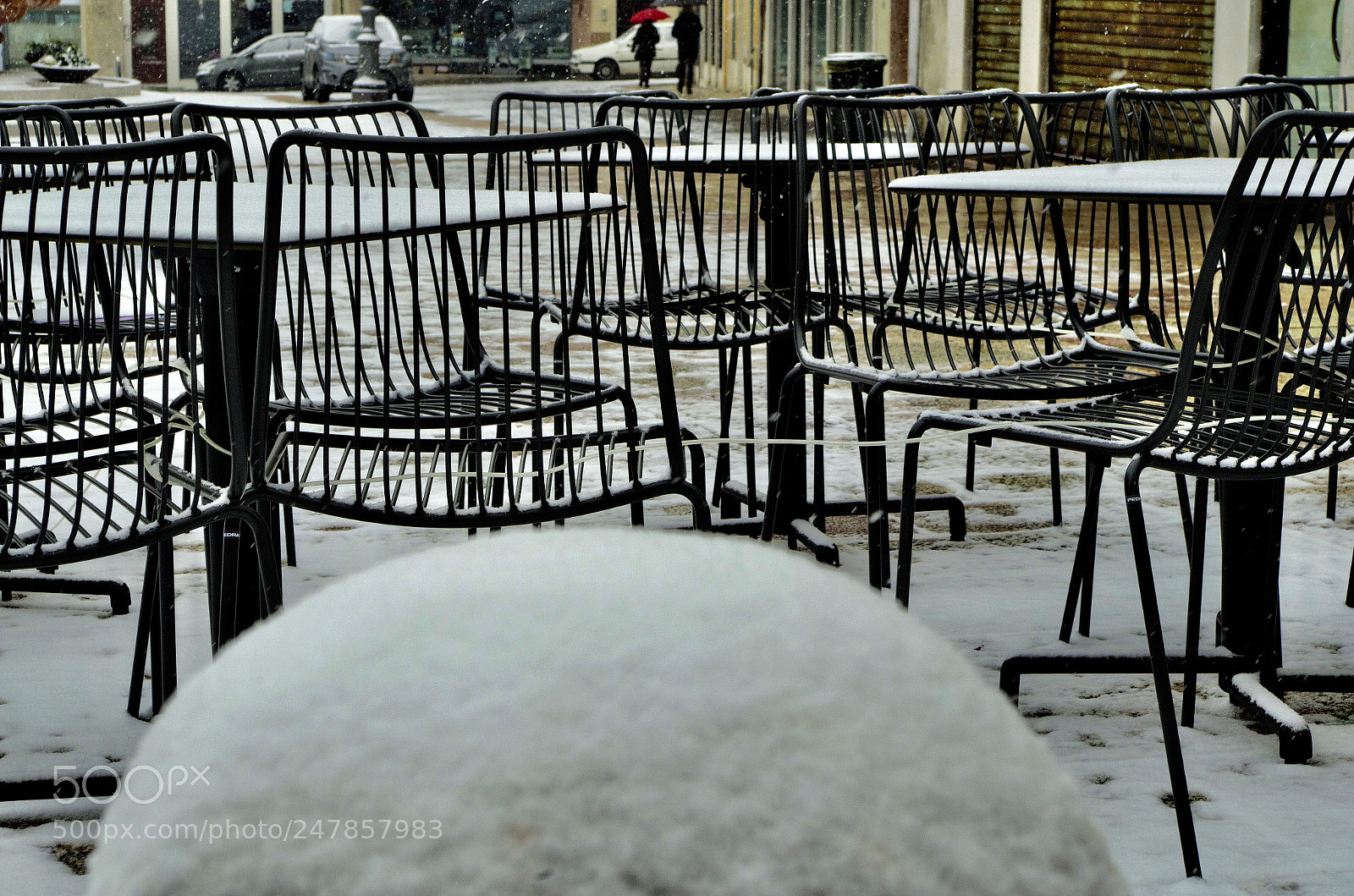 Pentax K-500 sample photo. It’s snowing... photography