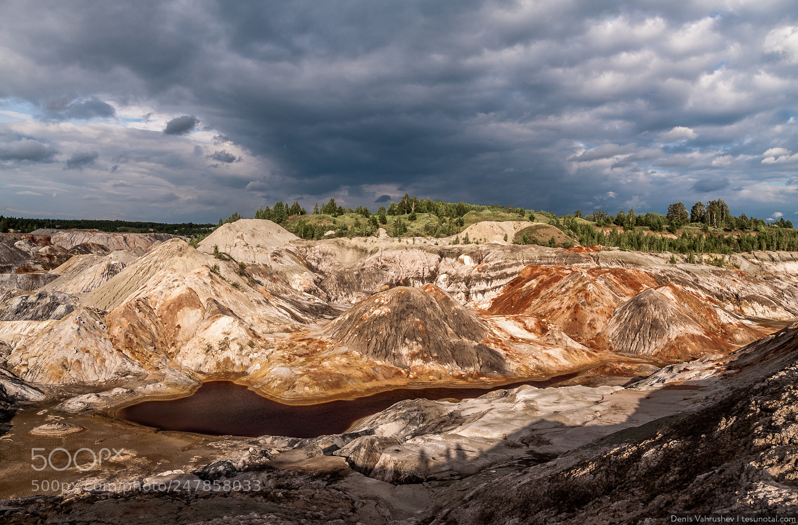 Canon EOS 40D sample photo. Panorama of abandoned clay photography