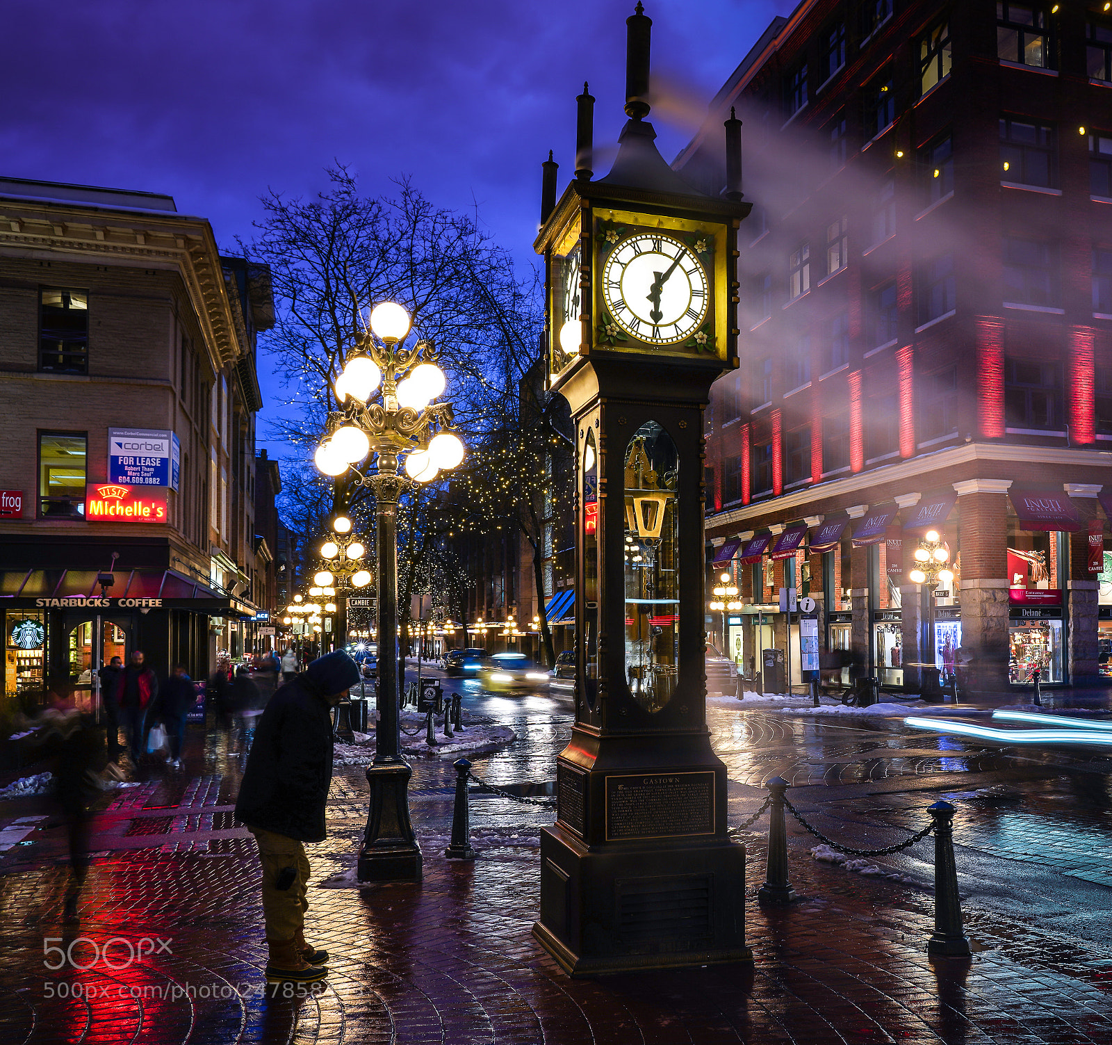 Sony a7R III sample photo. Steam clock on a photography