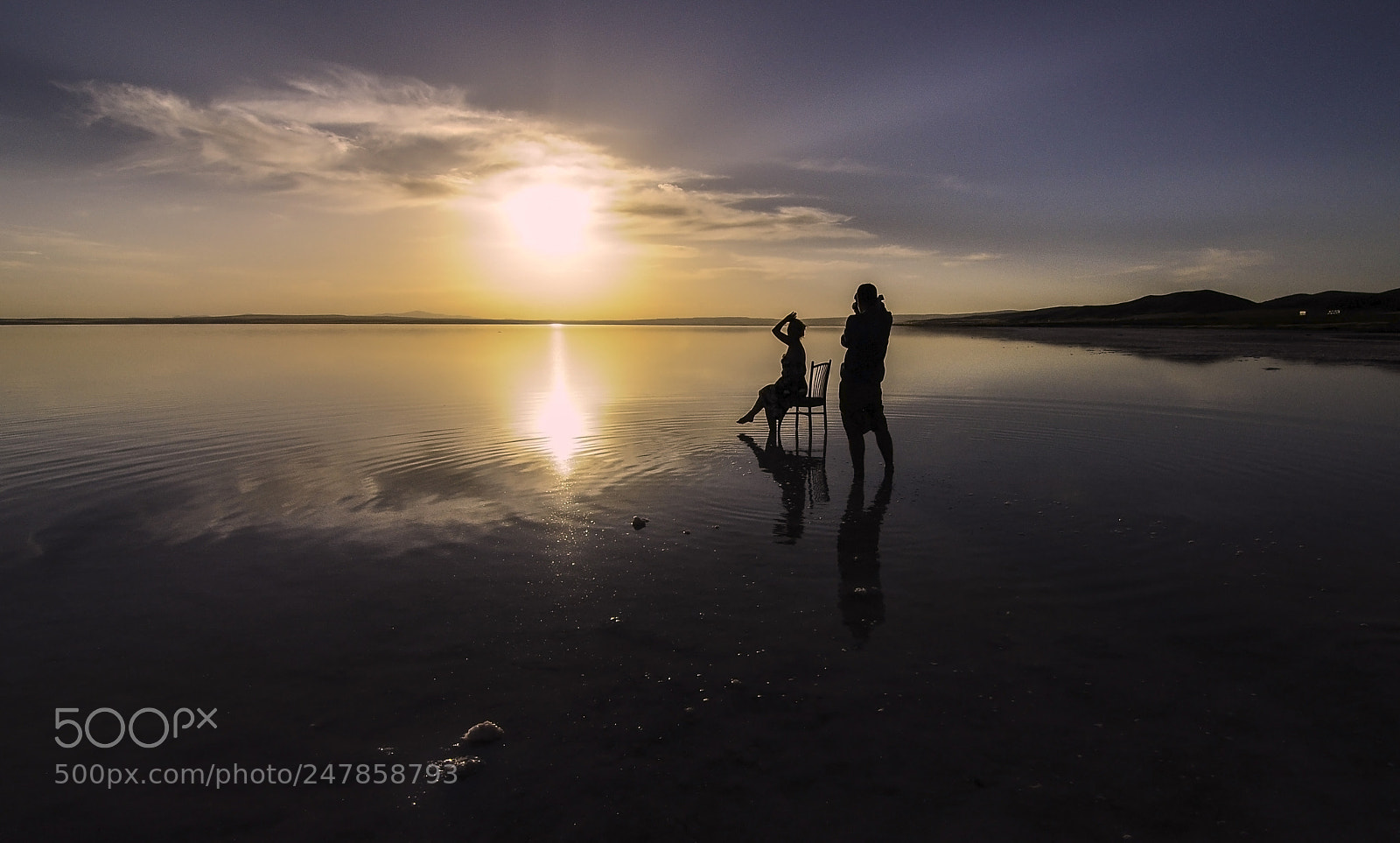 Nikon D90 sample photo. In the salt lake photography
