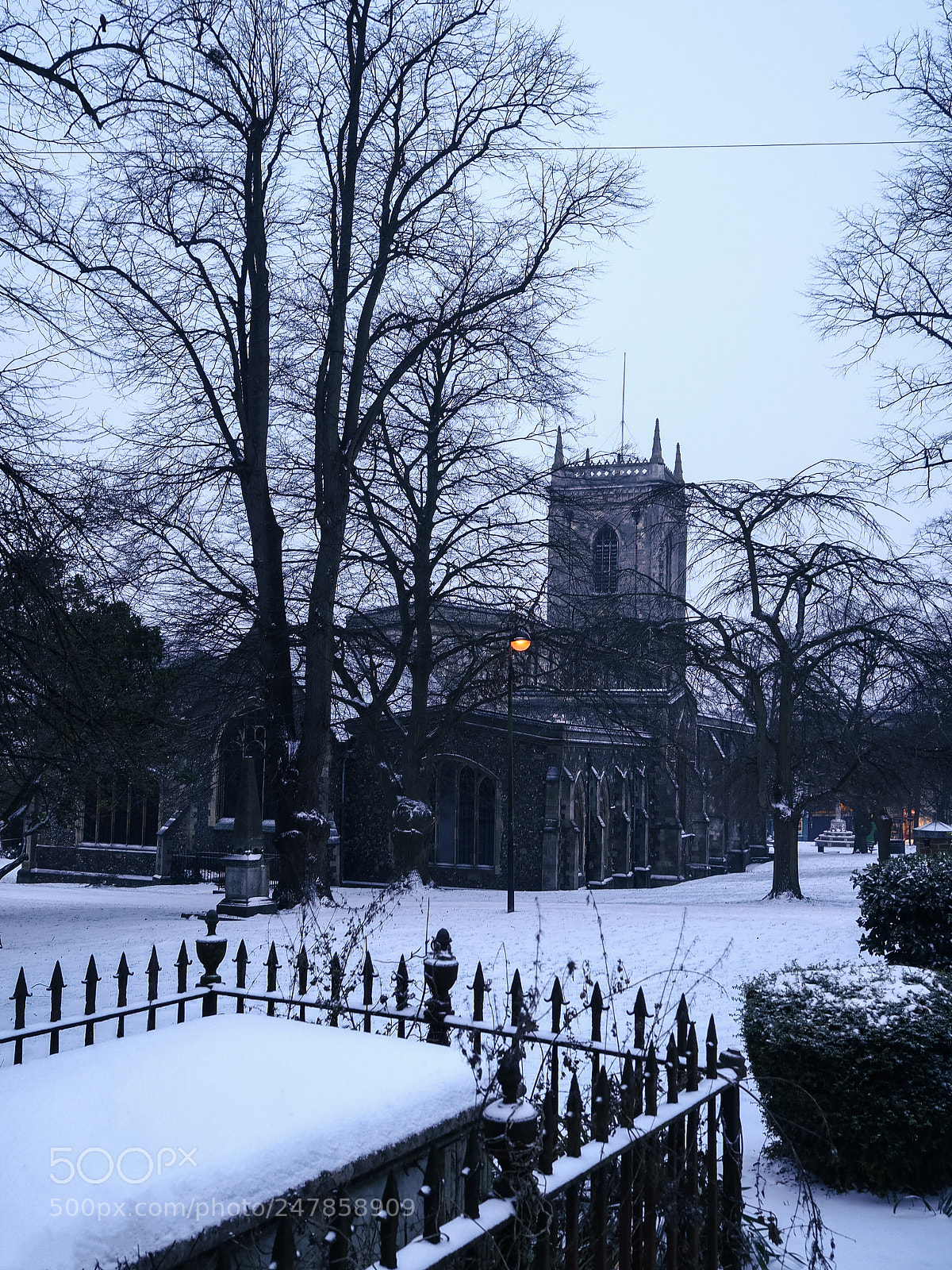 Olympus OM-D E-M1 sample photo. White churchyard photography