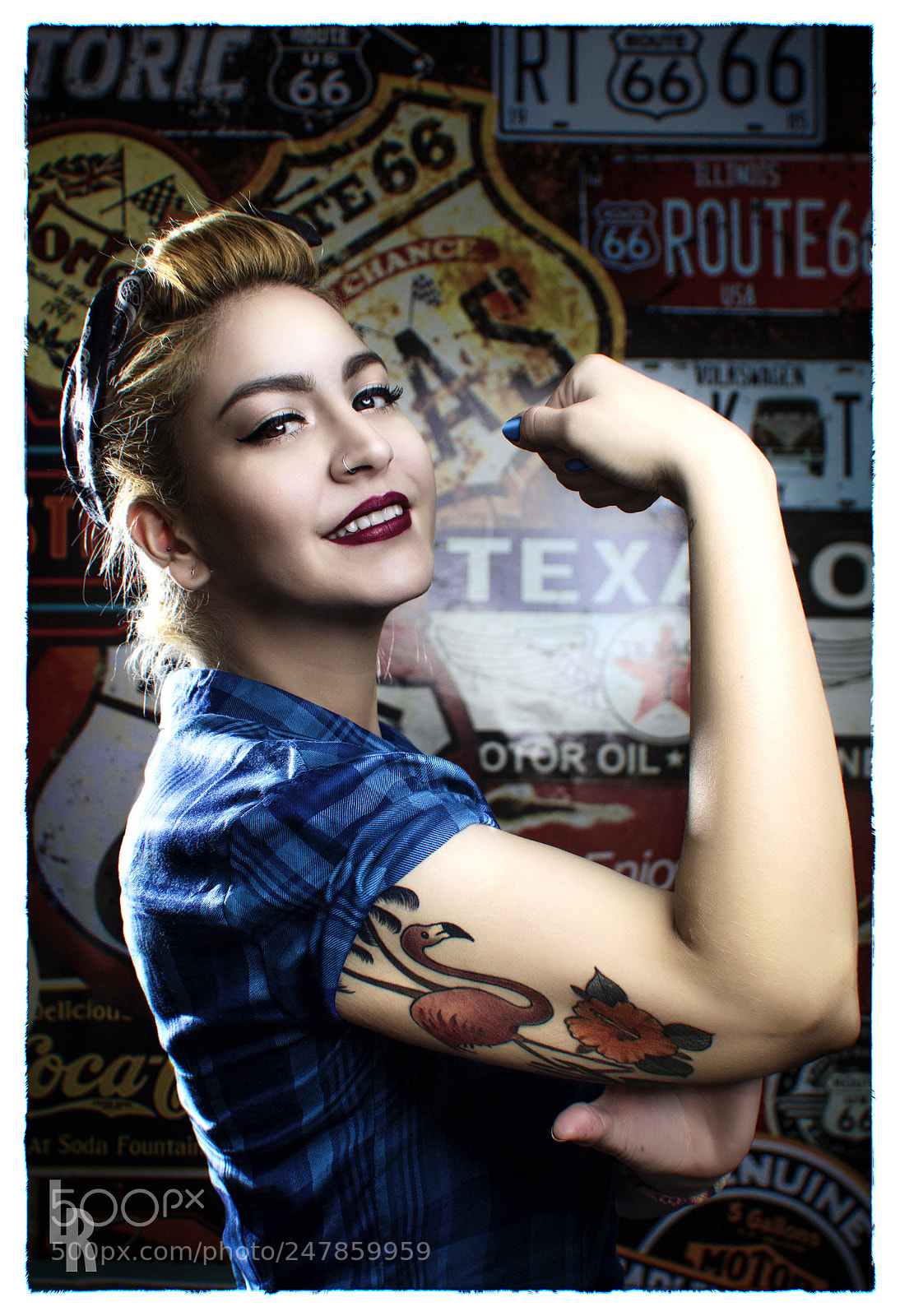 Canon EOS 600D (Rebel EOS T3i / EOS Kiss X5) sample photo. Pinup strength photography