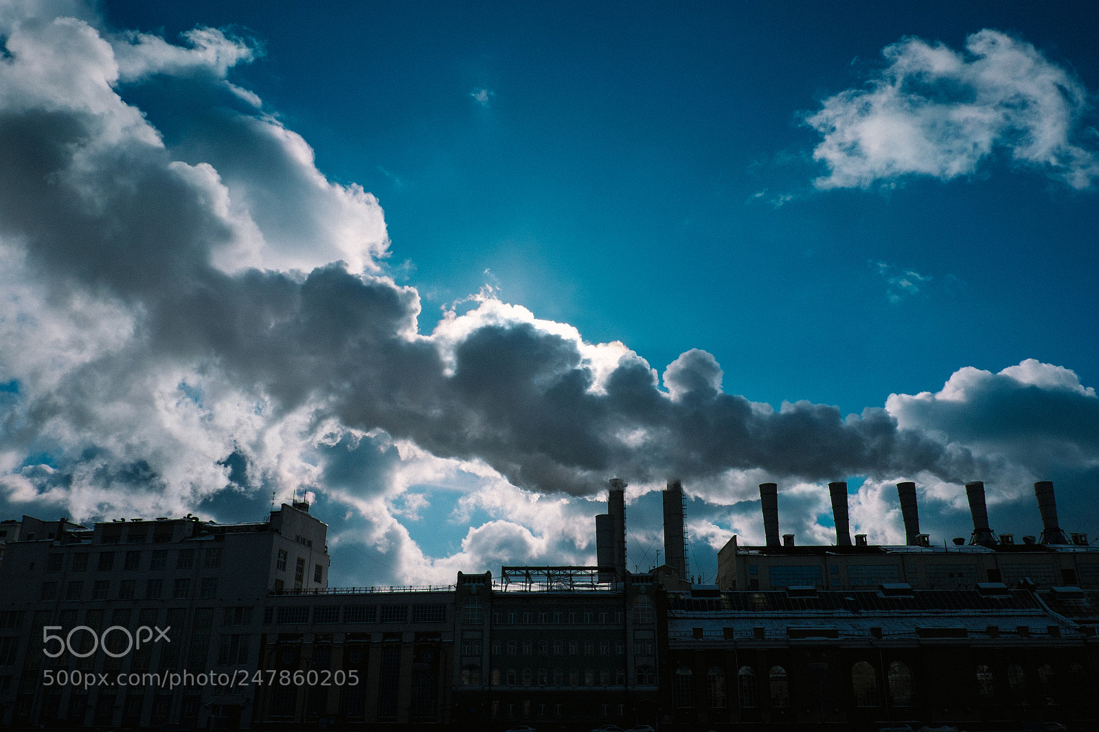 Fujifilm X-T1 sample photo. Cloud factory photography