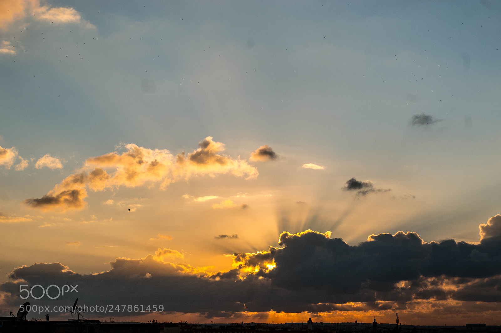 Nikon D3100 sample photo. The beautiful sunset of photography