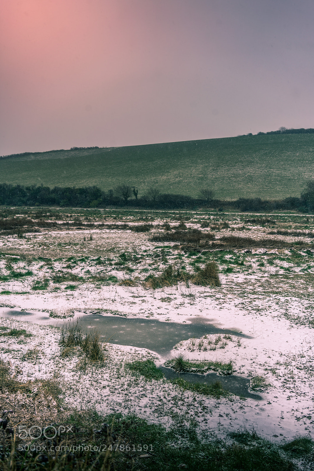 Sony a7R II sample photo. Ice pool photography