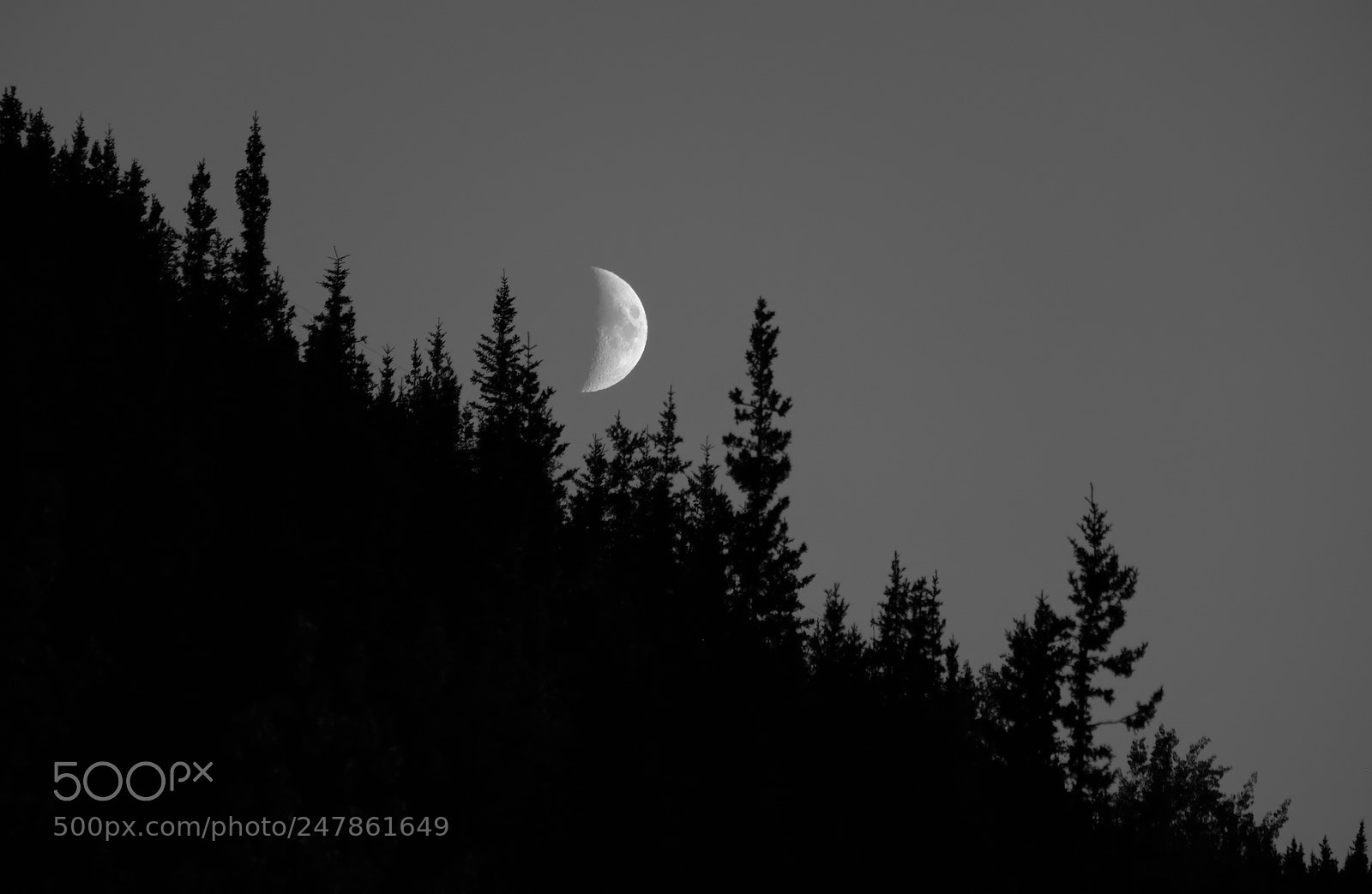 Fujifilm X-T10 sample photo. Half-moon....scape photography