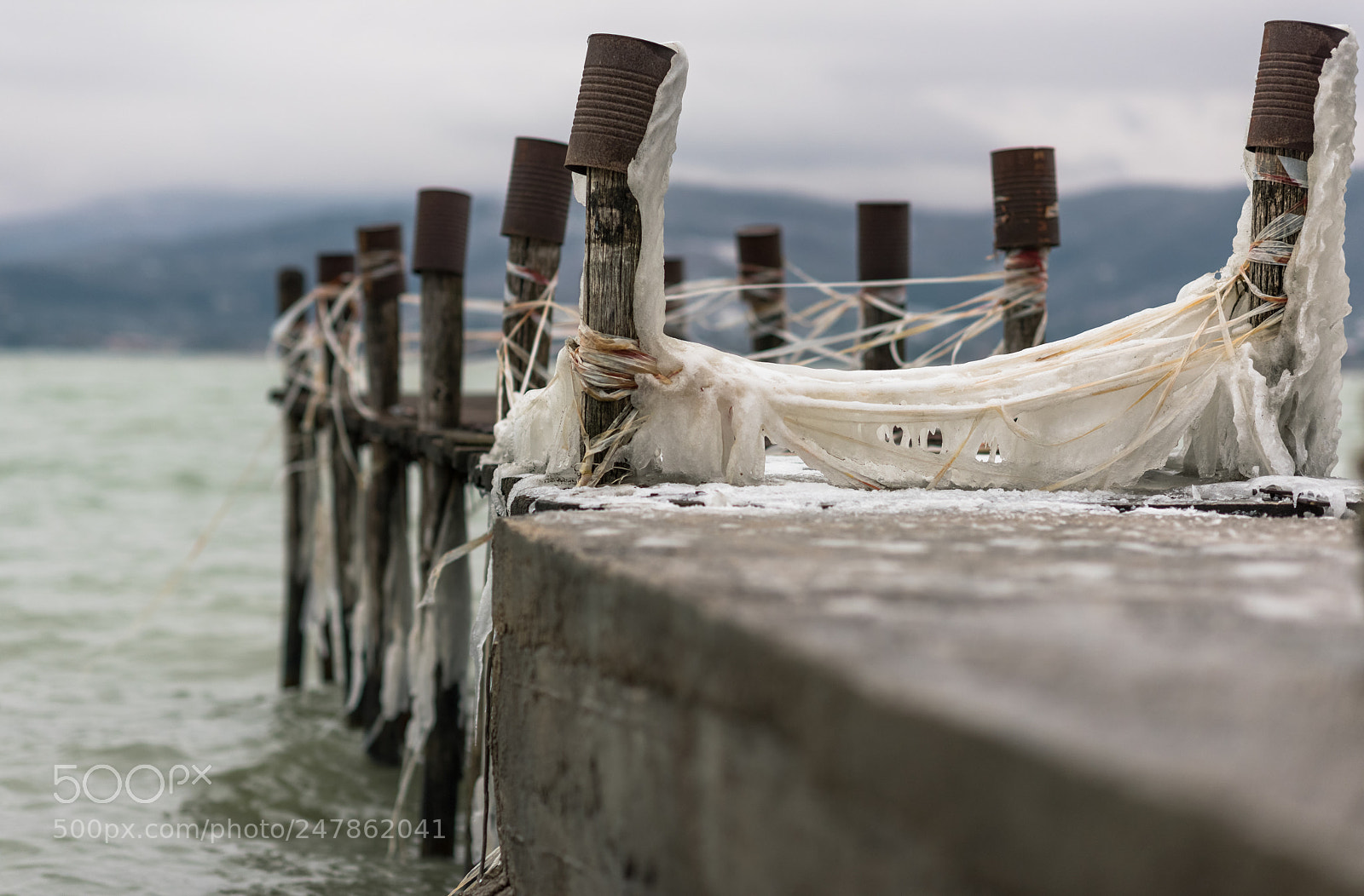 Nikon D810 sample photo. Il pontile di ghiaccio photography
