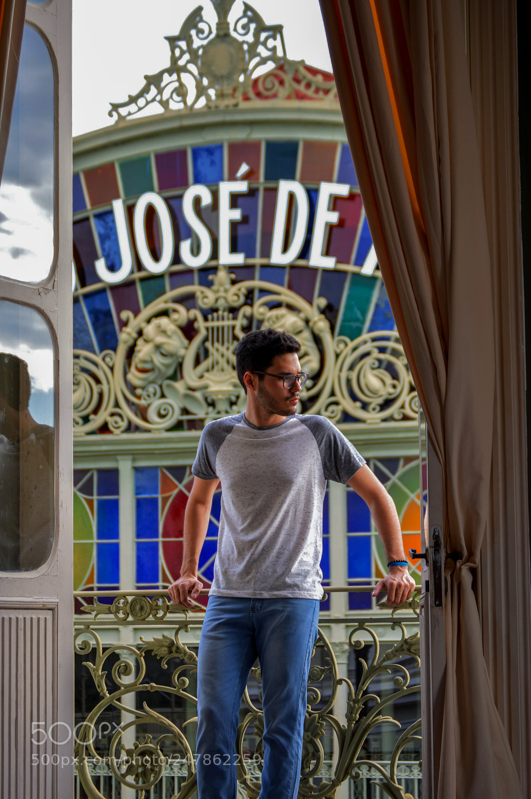 Nikon D3200 sample photo. Theater front photography