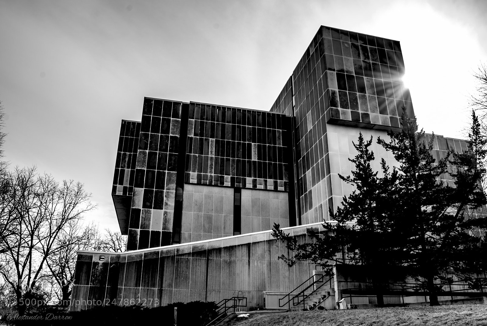 Nikon D60 sample photo. B w of bluemont photography